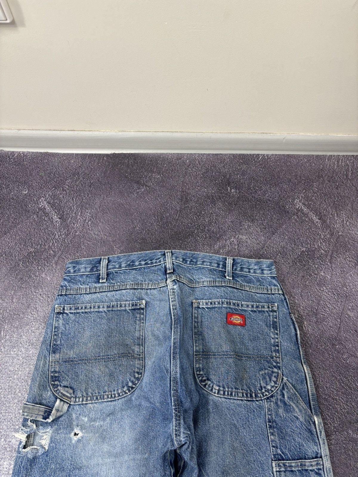 Dickies Vintage Dickies Faded Blue Denim Work Hype Baggy Jeans Size US 36 / EU 52 - 5 Thumbnail