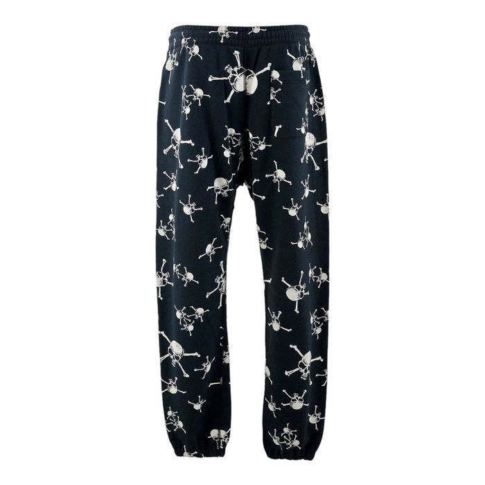 Saint Michael Saint Michael Skull Sweatpants Black | Grailed