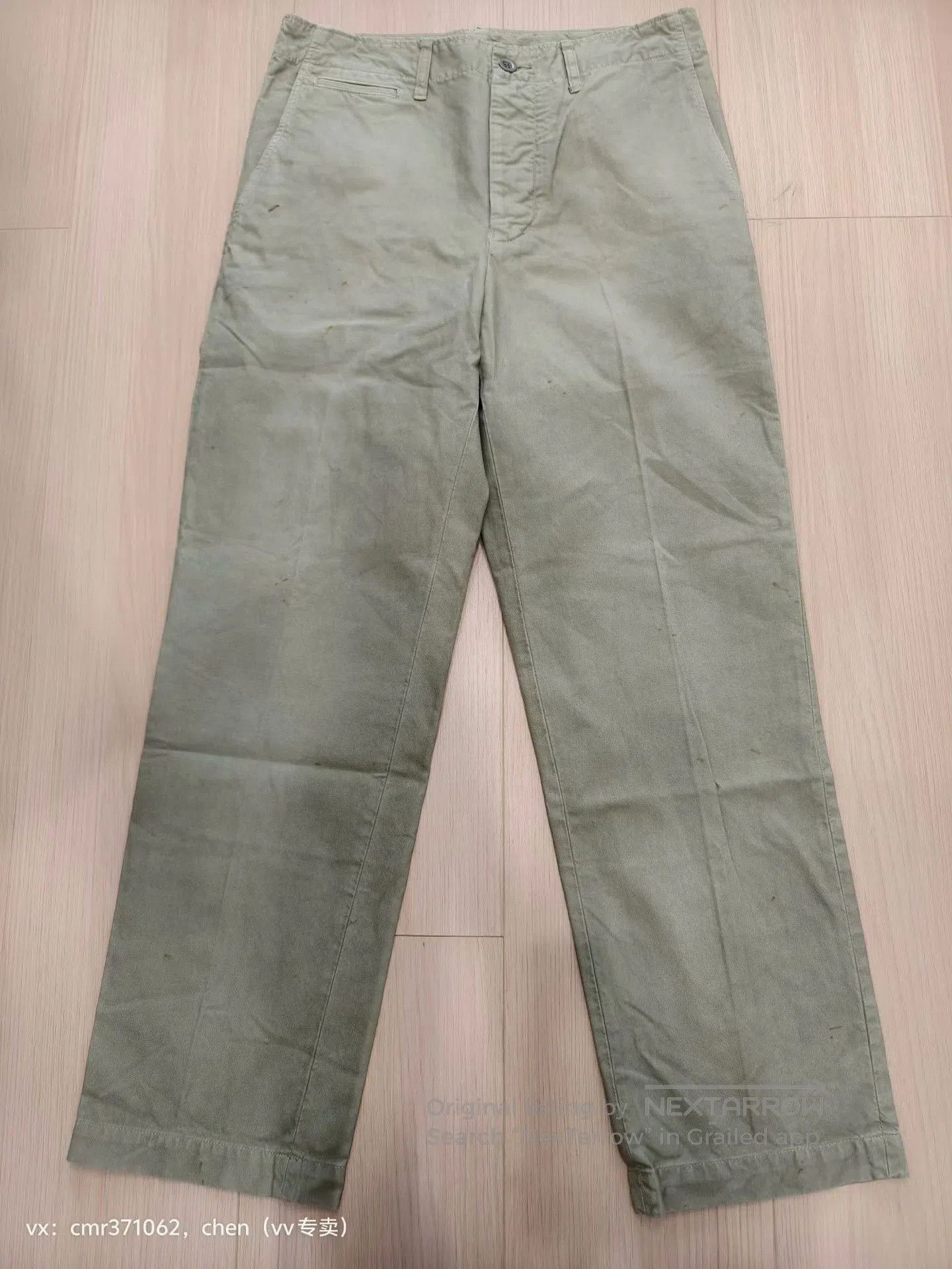 Visvim Visvim 22AW Field Chino Pants Dmgd. Size US 30 / EU 46 - 1 Thumbnail