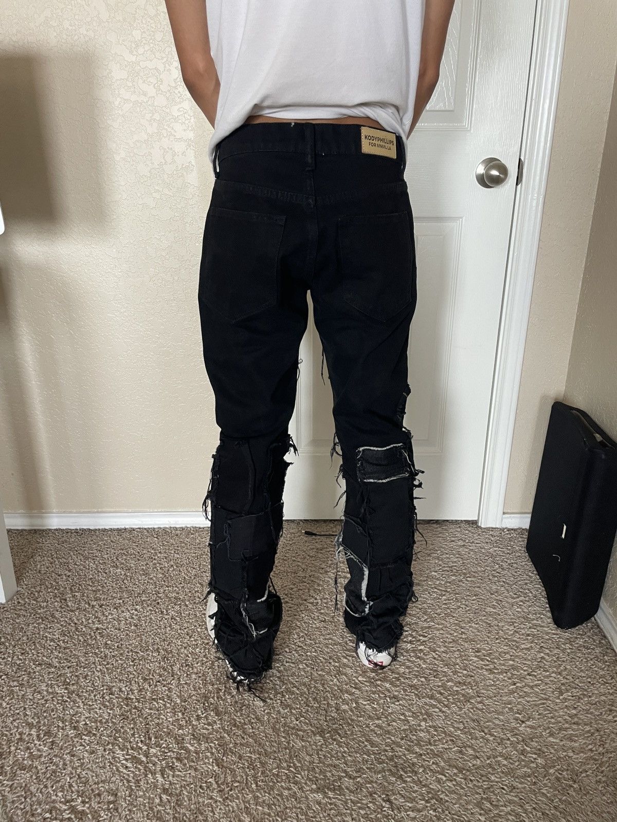 Kody Phillips Kody Philips for MNMLA Patchwork denim jeans nwot Size US 29 - 4 Thumbnail