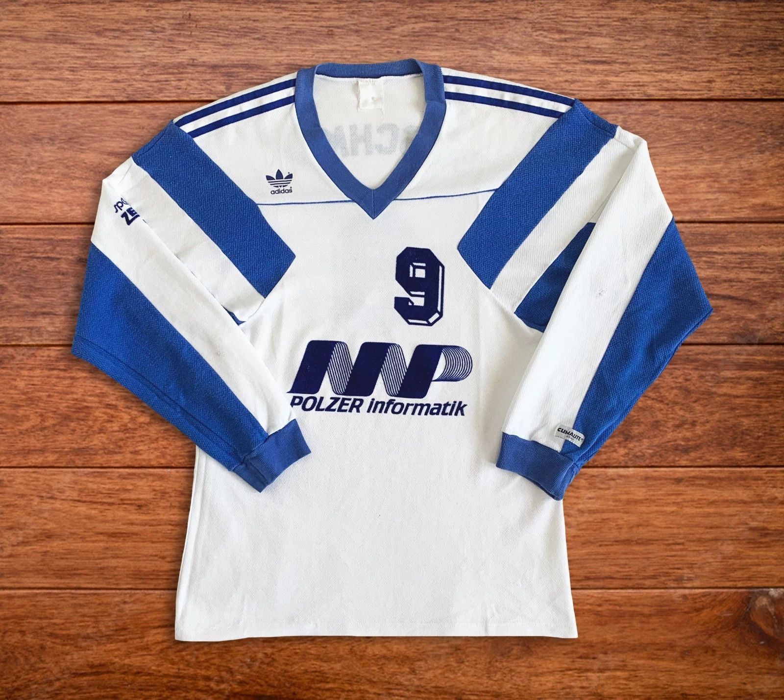 Adidas Vintage 80s 90s ADIDAS Jersey Football Soccer West Germany Size US S / EU 44-46 / 1 - 2 Thumbnail
