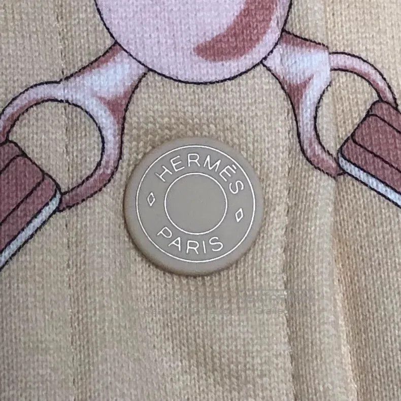 Hermes Hermes Beige Sweater Jacket Size XXS / US 00 / IT 34 - 4 Thumbnail