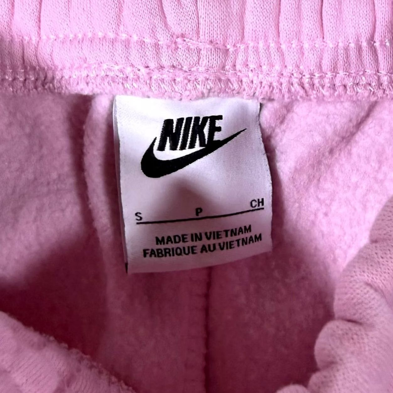 Nike Nike Sweatpants Joggers Pink Drawstring Waist Cuffed S Small Men Mini Swoosh Logo Size US 29 - 4 Thumbnail