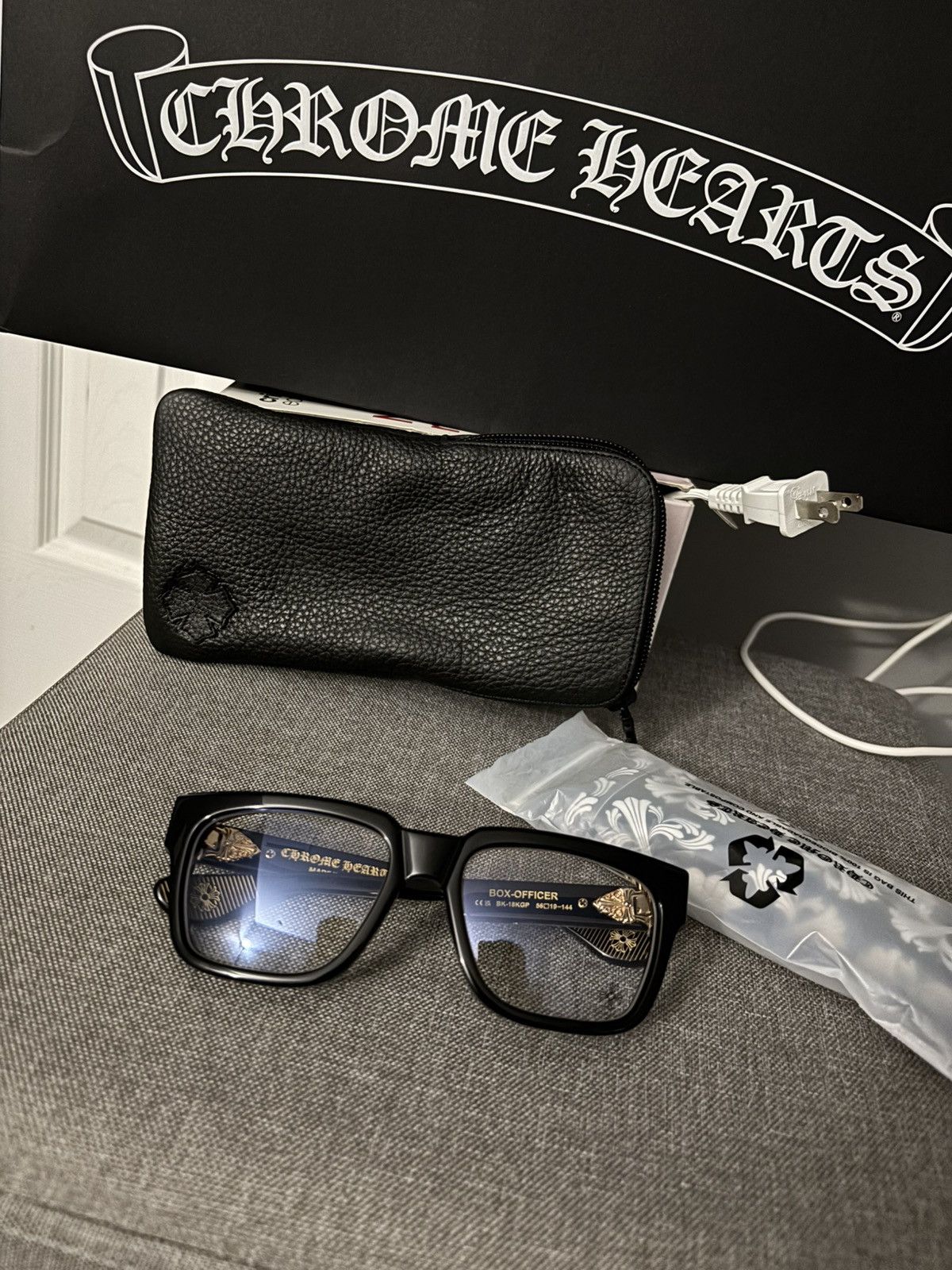 Chrome Hearts Chrome hearts 18kgp box officer frames Size ONE SIZE - 1 Thumbnail
