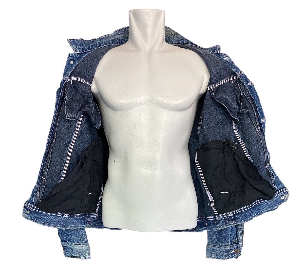 Edwin Vintage EDWIN Denim Jacket Button Double Pocket Size US L / EU 52-54 / 3 - 12 Thumbnail