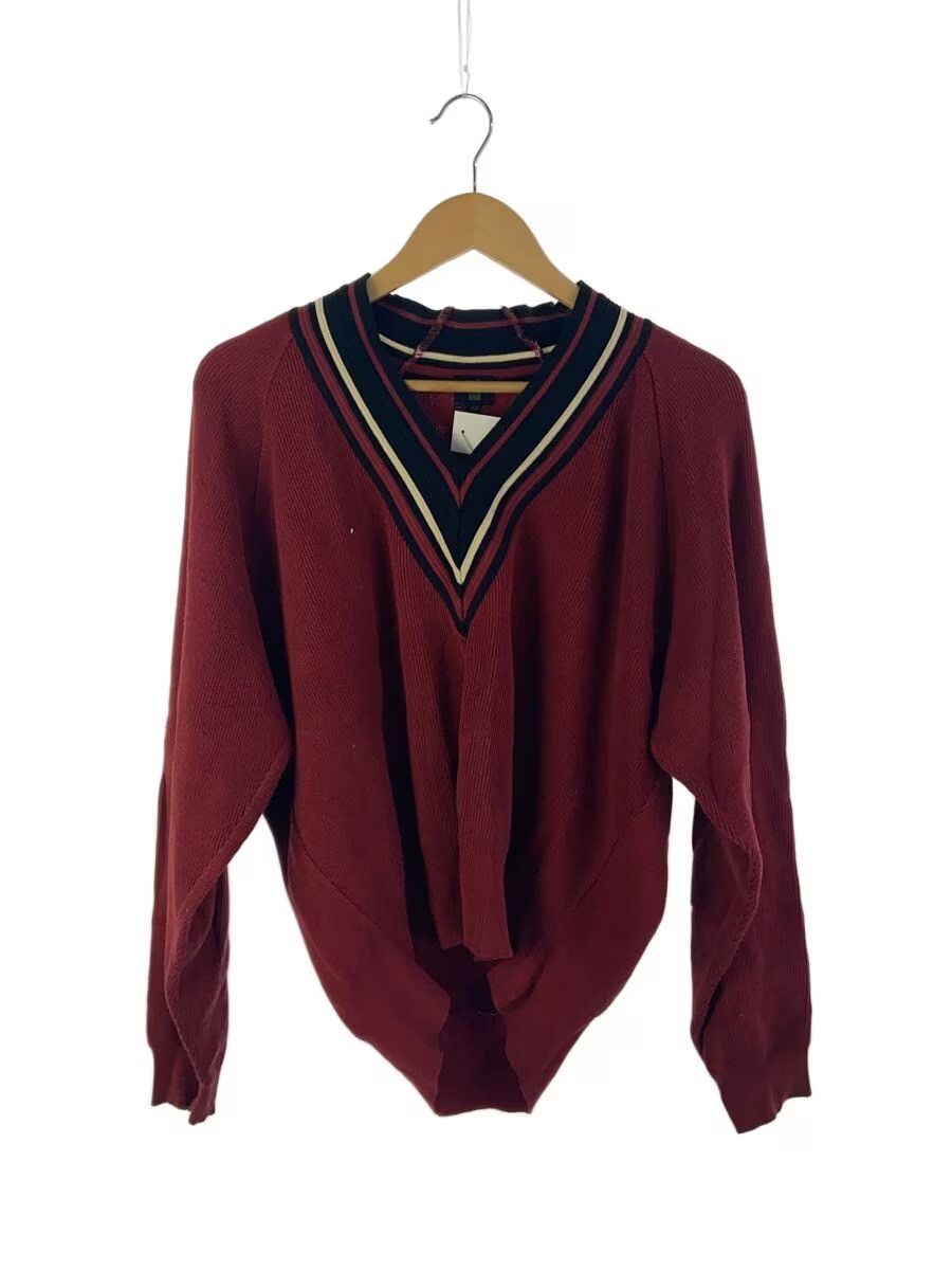 Jean Paul Gaultier V Neck Knie Sweater Size US M / EU 48-50 / 2 - 1 Thumbnail