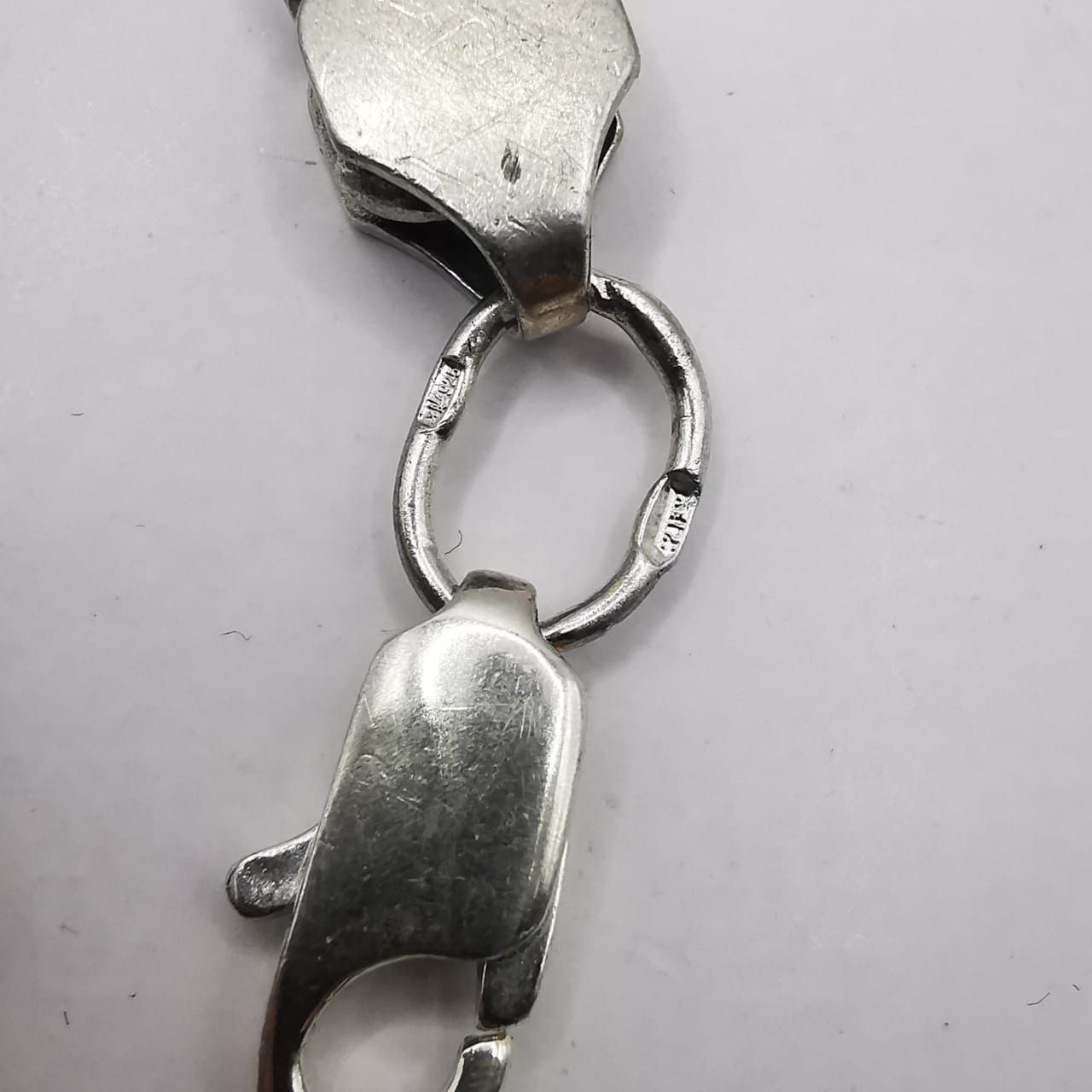 Sterling Silver Vintage Bracelet Jewelry,925 Sterling Silver,Handmade 19,91g Size ONE SIZE - 7 Thumbnail