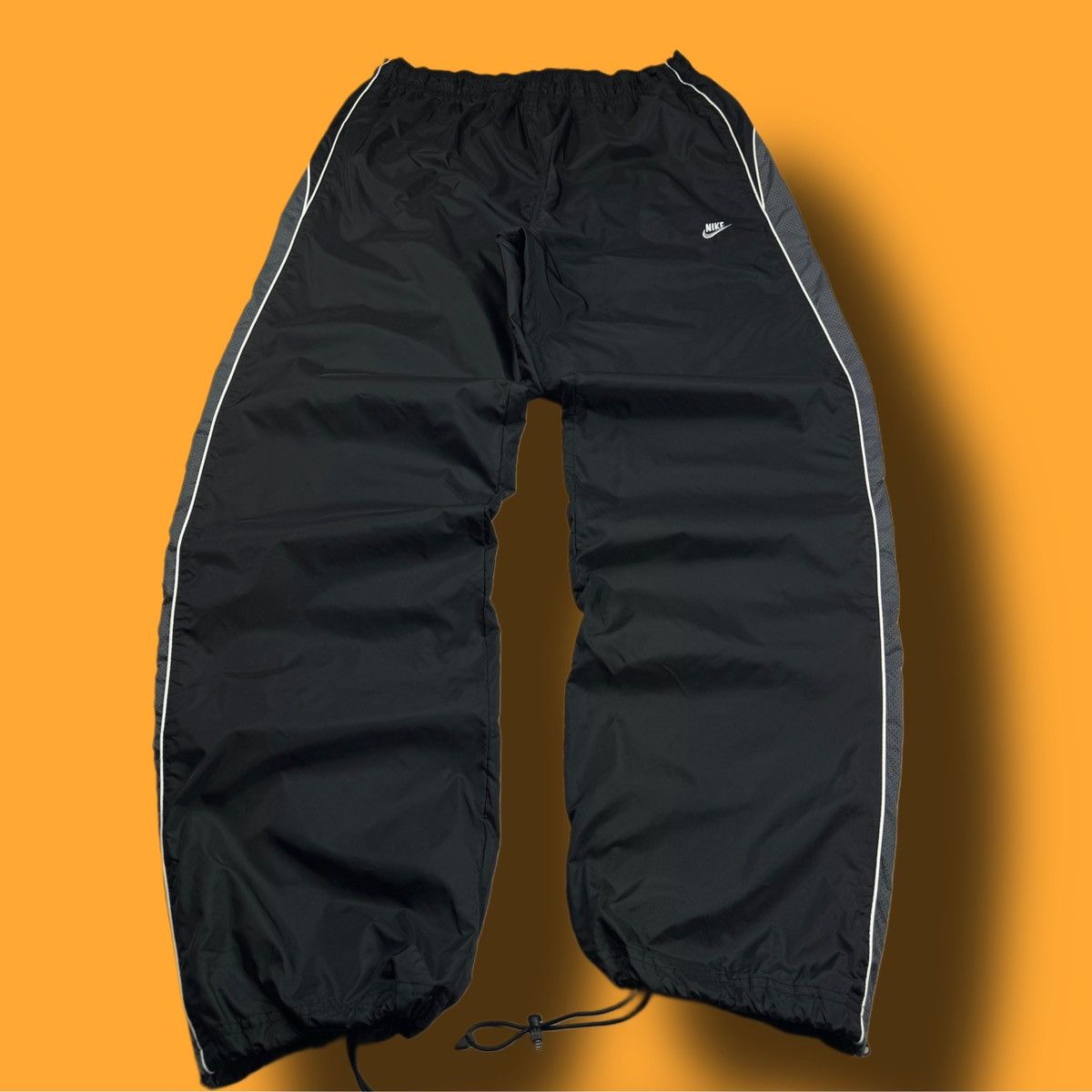 Nike × Vintage NIKE VINTAGE BASIC LOGO OVERSIZE BAGGY PANTS Size US 34 / EU 50 - 1 Thumbnail