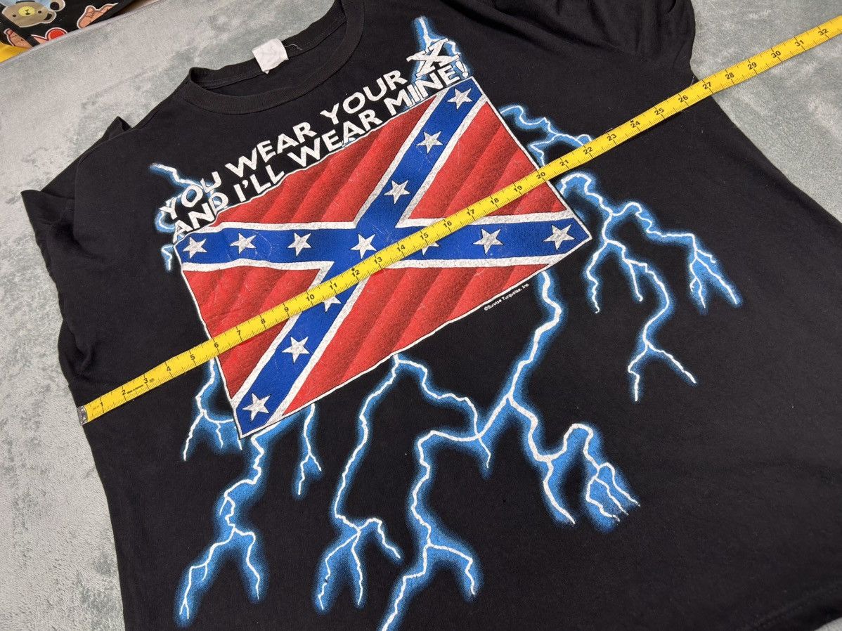 Vintage Vintage 90’s Thunder Rebel T-shirt Size US XXL / EU 58 / 5 - 9 Thumbnail