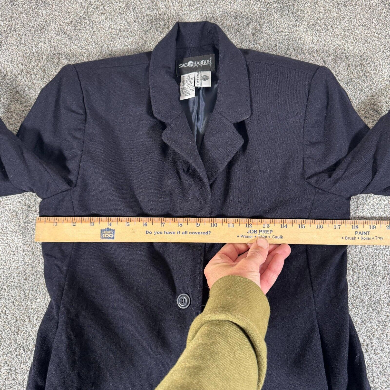 Other Sag Harbor Blazer Womens Size 6 Petite Wool 90s Y2K Vintage Size M / US 6-8 / IT 42-44 - 8 Thumbnail
