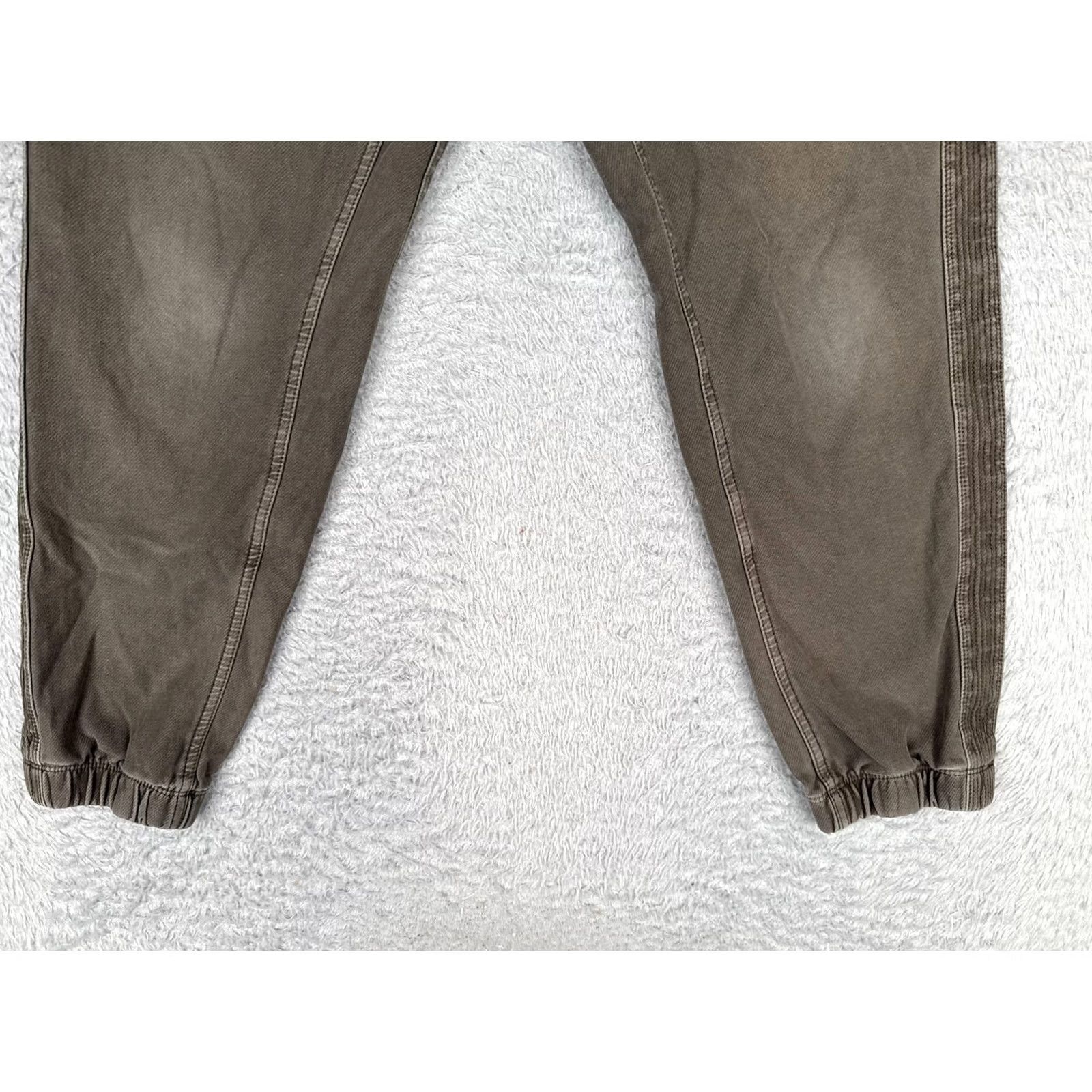 Athleta Athleta Farallon Jogger Pants Womens 8 Brown Twill Elastic Waist Pockets Casual Travel Size 30" / US 8 / IT 44 - 2 Thumbnail