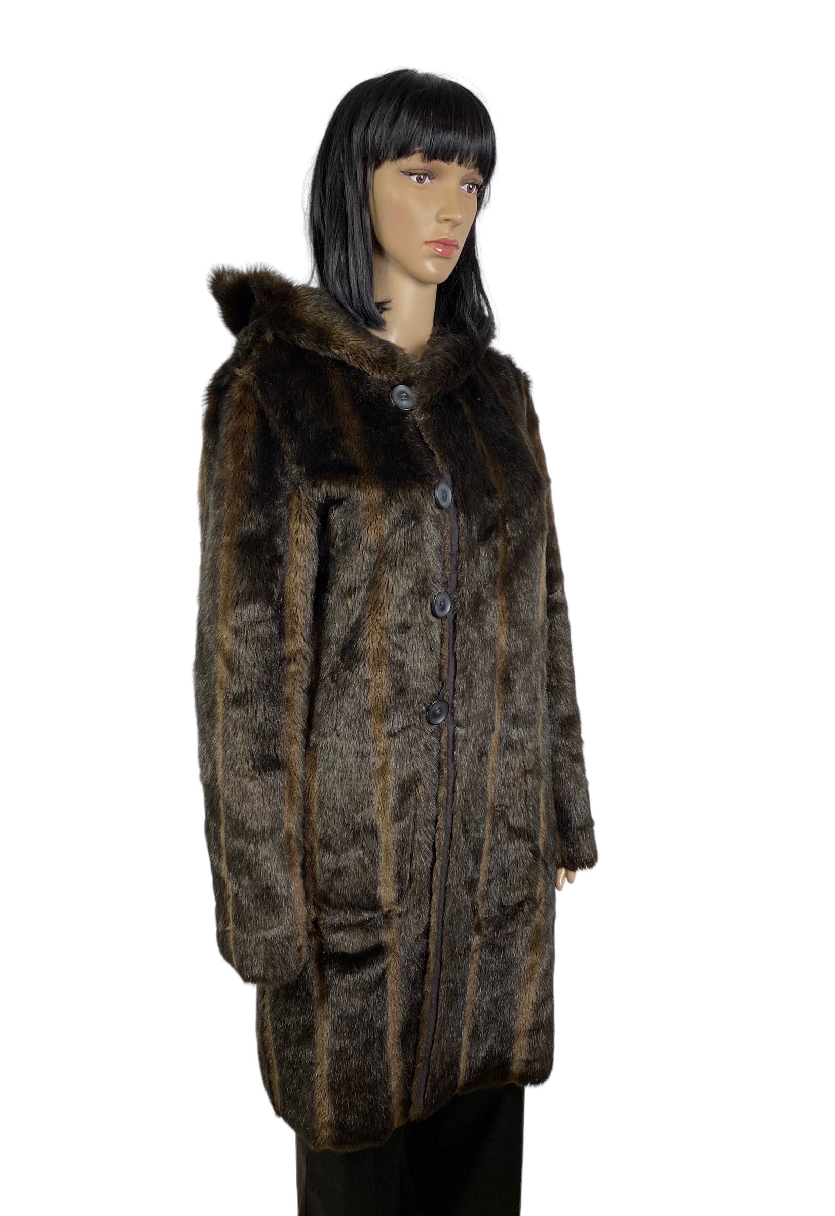Armani Armani Reversible Faux Fur Coat size US 4 Size S / US 4 / IT 40 - 5 Thumbnail