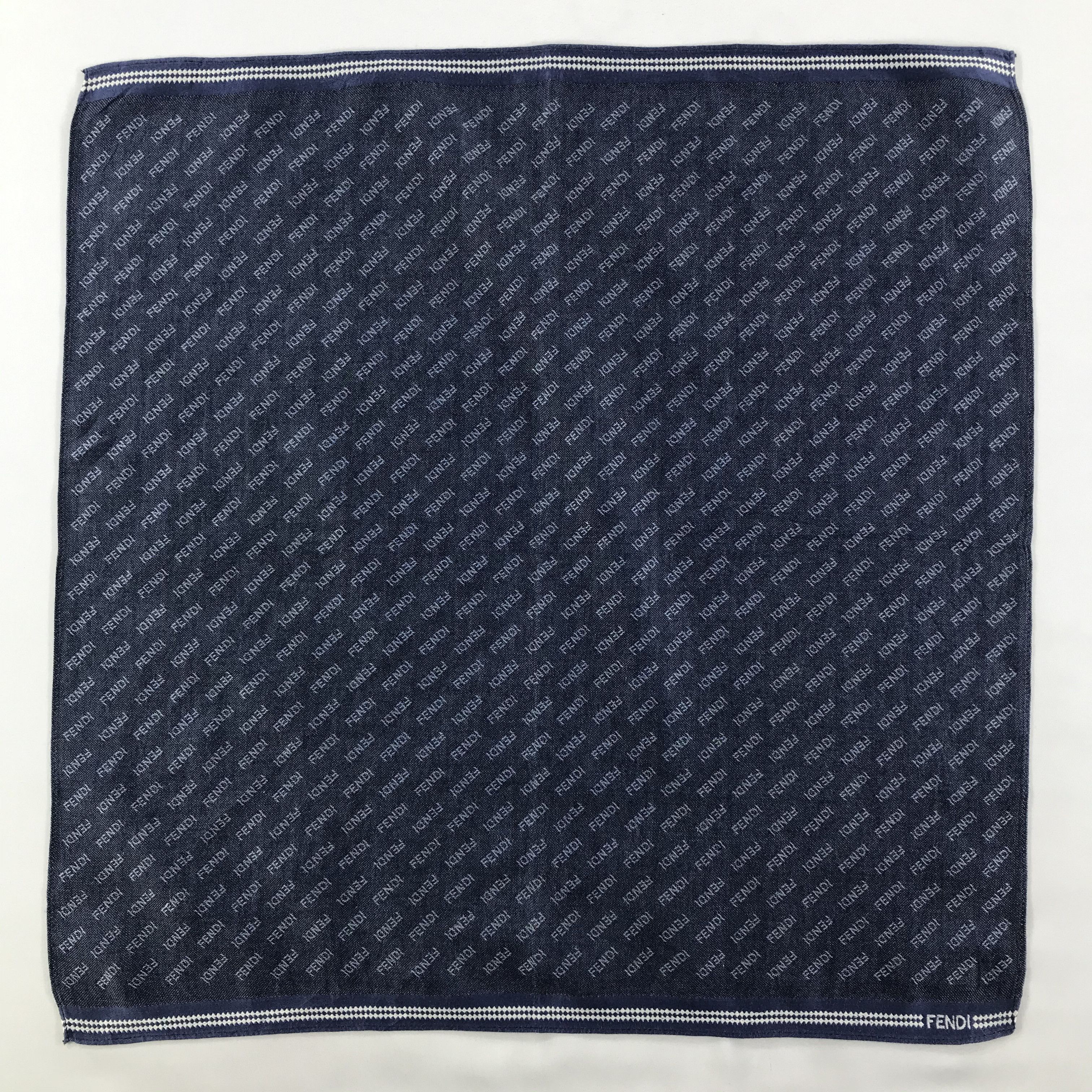 Vintage Vintage Fendi Bandana / Handkerchief / Neckerchief - S1399 Size ONE SIZE - 1 Thumbnail