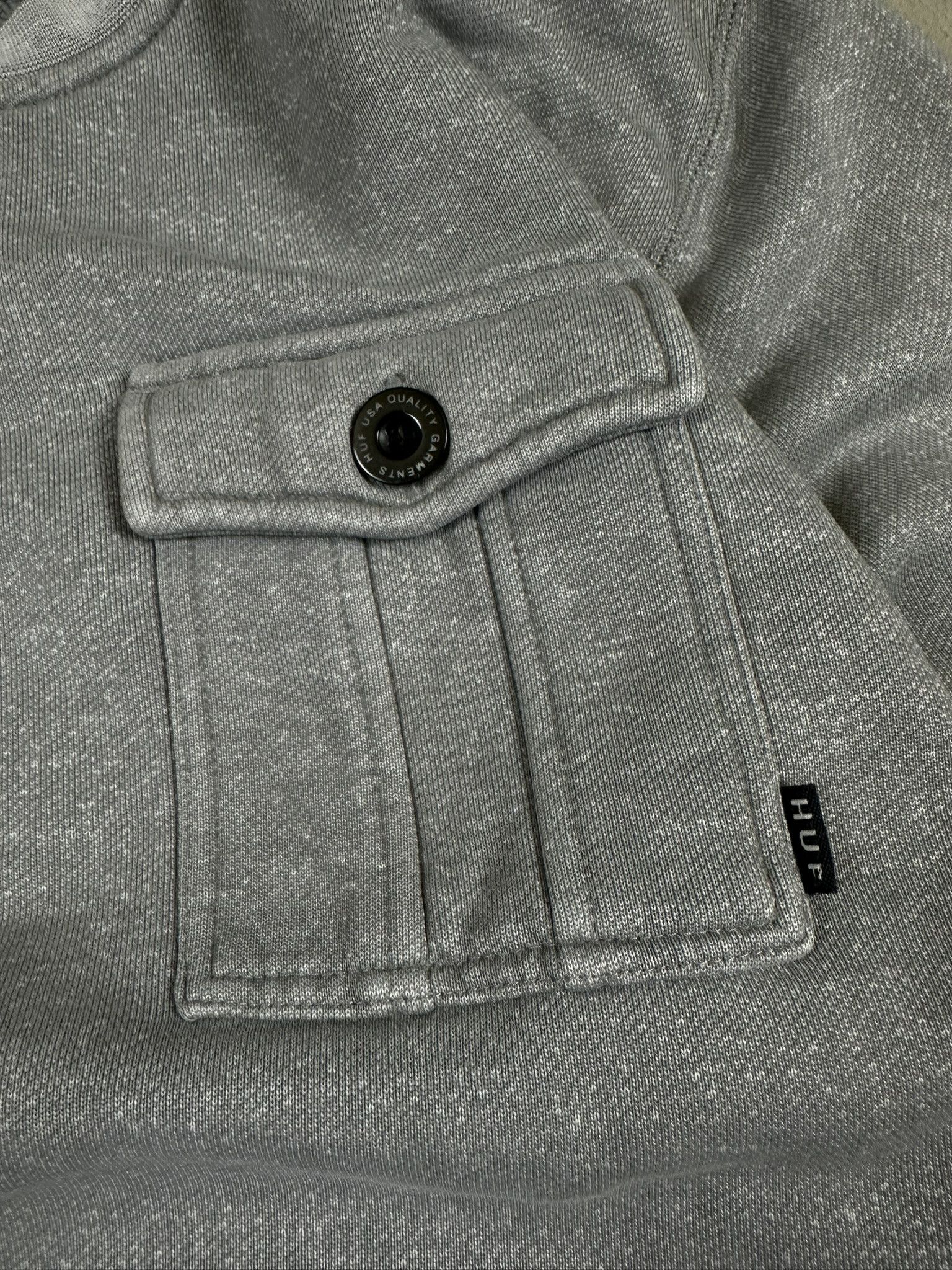 Huf Vintage HUF Pocket Boxy Sweatshirt Crewneck Size US L / EU 52-54 / 3 - 8 Thumbnail