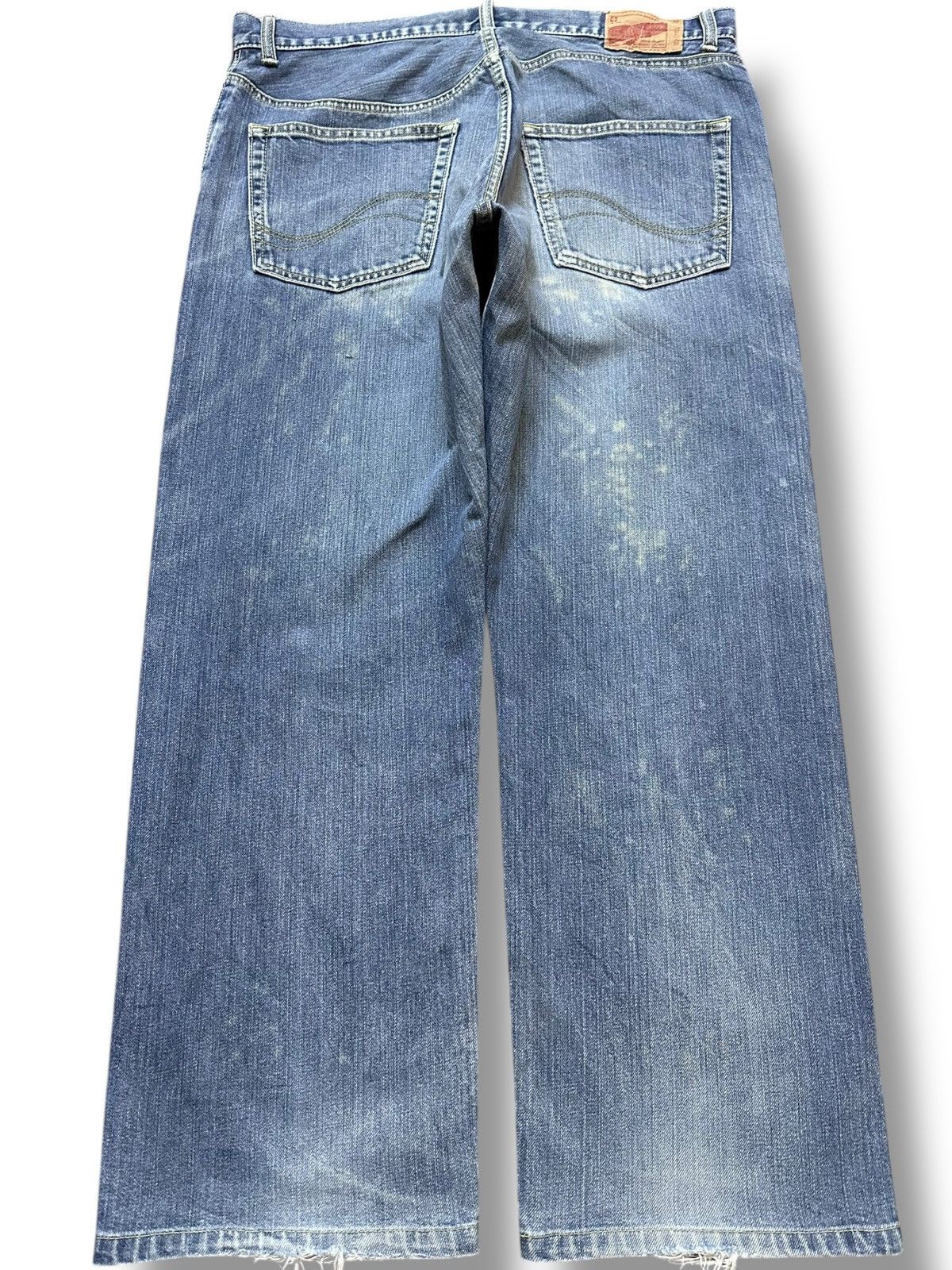 Subtle Le Nguyen Vintage Subciety Baggy Wide Leg Mudwash Denim Size US 35 - 6 Thumbnail