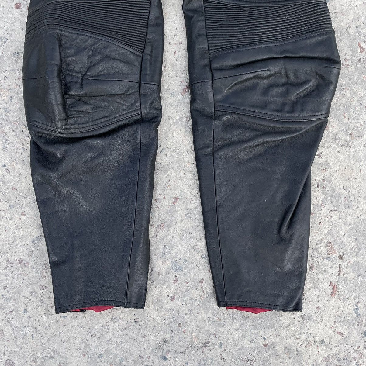 Other Vintage Moto Leather Pants Road 34 Size 90s USA Y2K Size US 34 / EU 50 - 3 Thumbnail