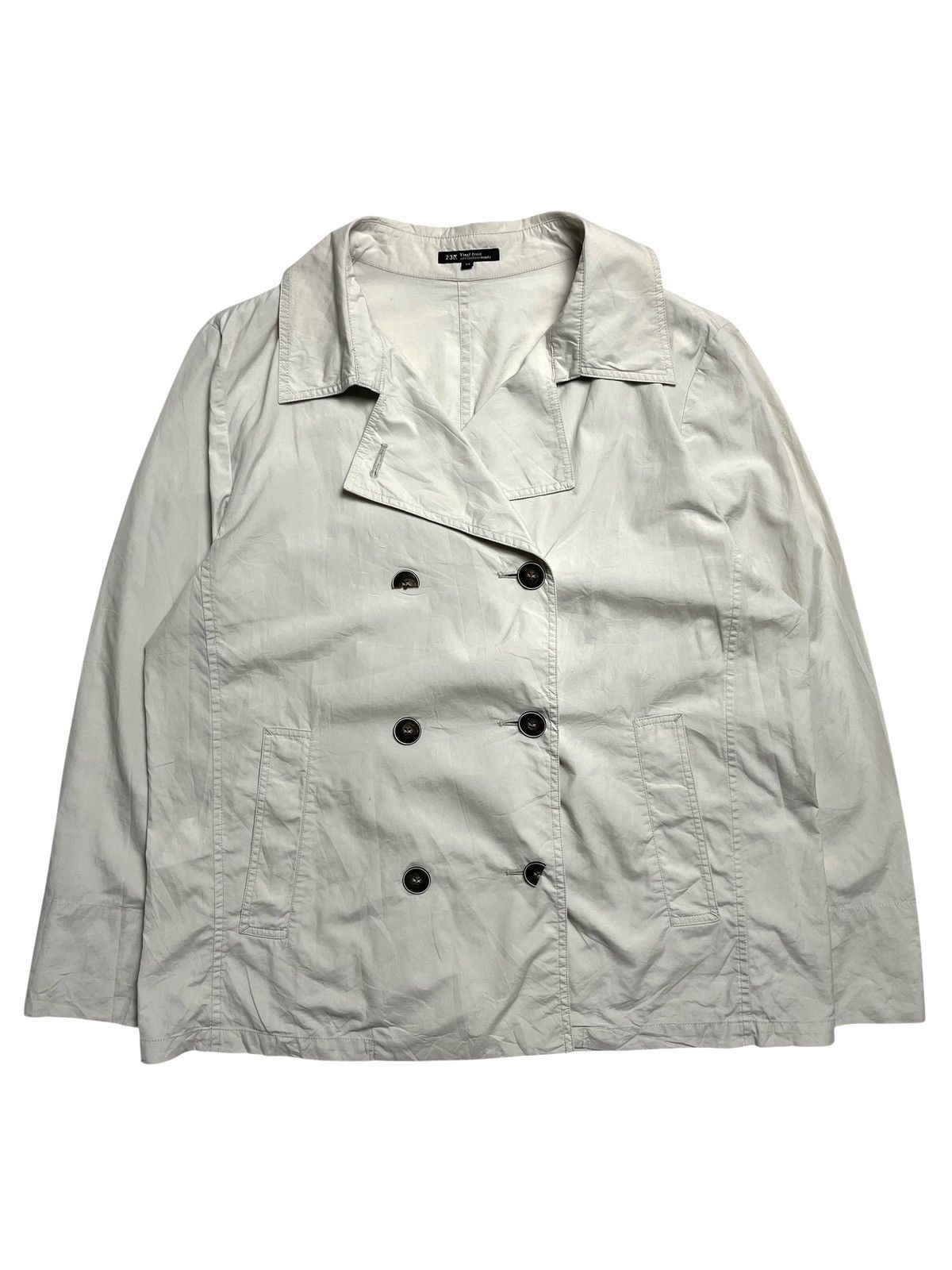 Japanese Brand 23 Vingt-Trois Double Breasted Jacket Size US L / EU 52-54 / 3 - 1 Thumbnail