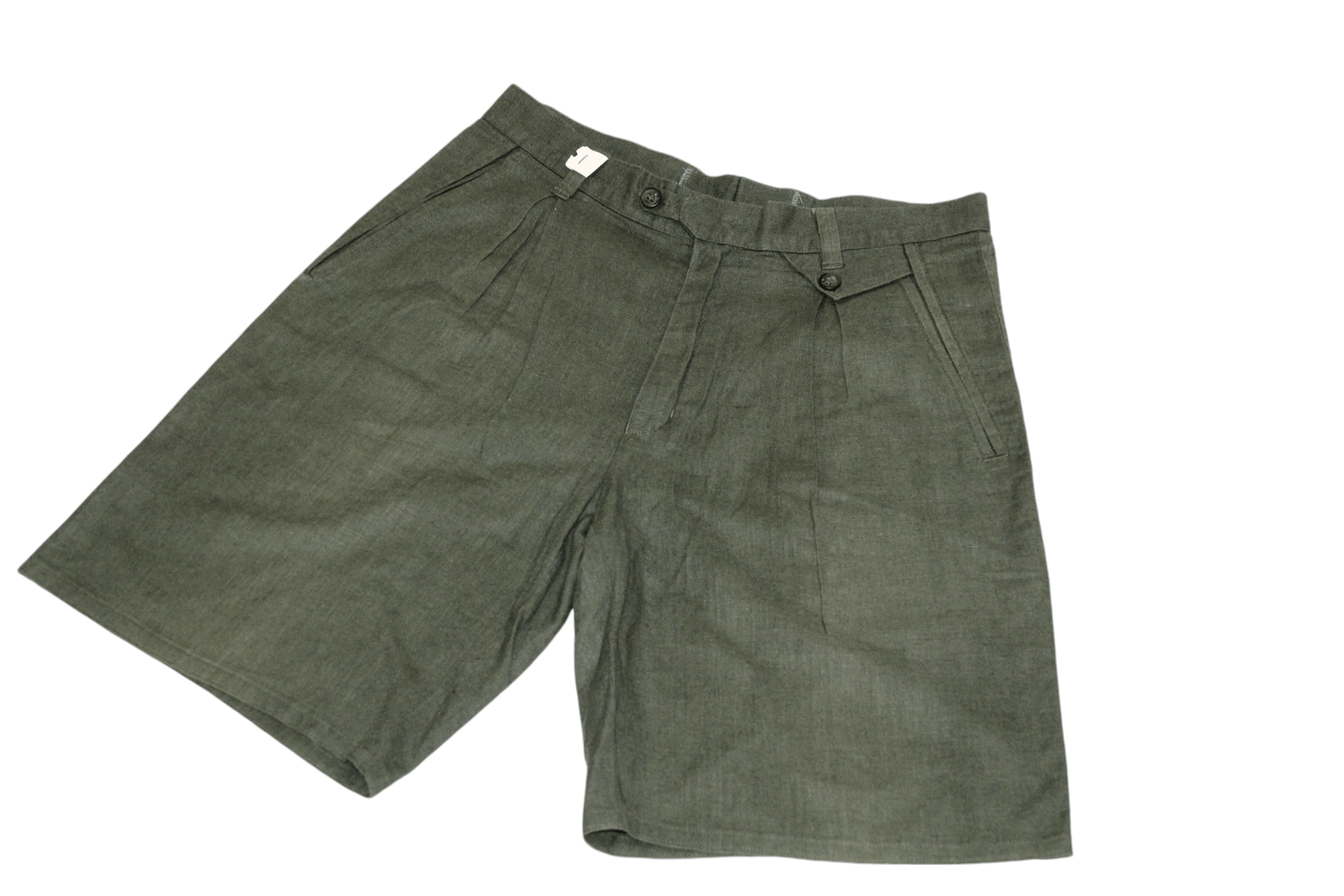 First Aid To The Injured Bertrand Marois Quebec Workshop cotton linen bermuda shorts Size US 31 - 2 Thumbnail