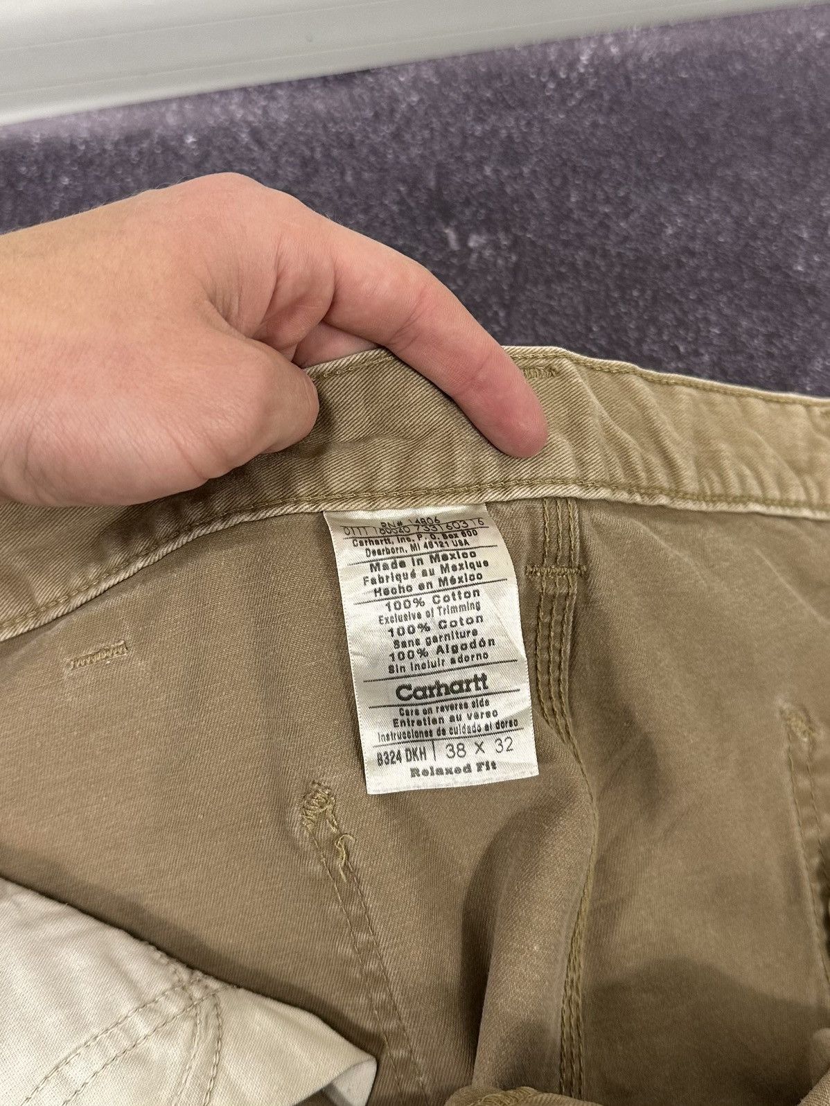 Carhartt Vintage Carhartt USA Cargo Carpenter Opium Baggy Work Pants Size US 38 / EU 54 - 14 Thumbnail