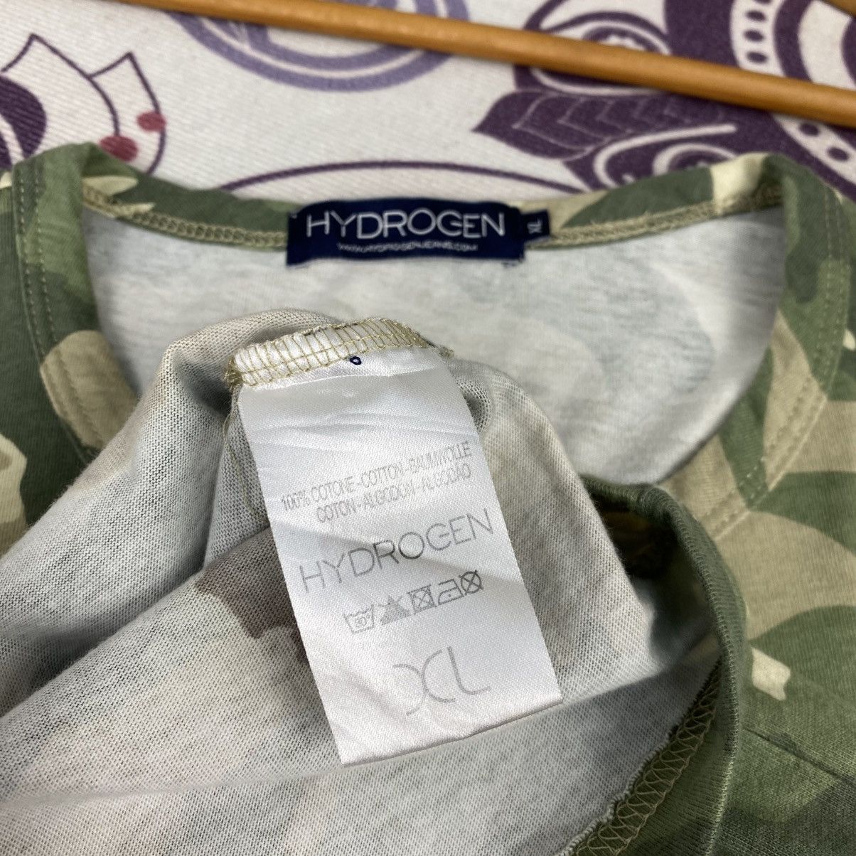 HYDROGEN Rare🔥Hydrogen Camo Shirt Big Logo Spell Out Size US L / EU 52-54 / 3 - 6 Thumbnail