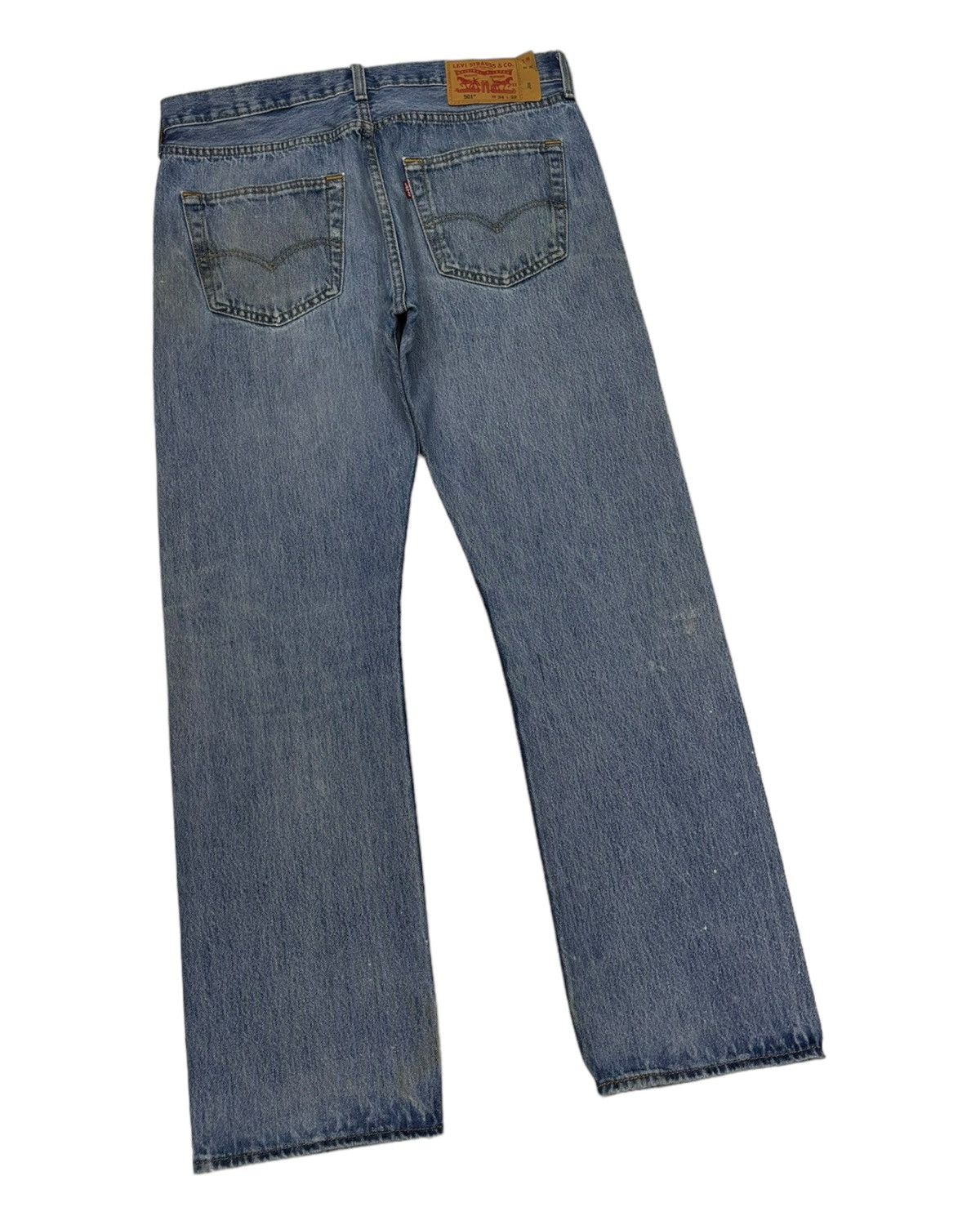 Levi's Vintage Levis 501 Y2K Acid Wash Distressed Denim Jeans Size US 34 / EU 50 - 8 Thumbnail