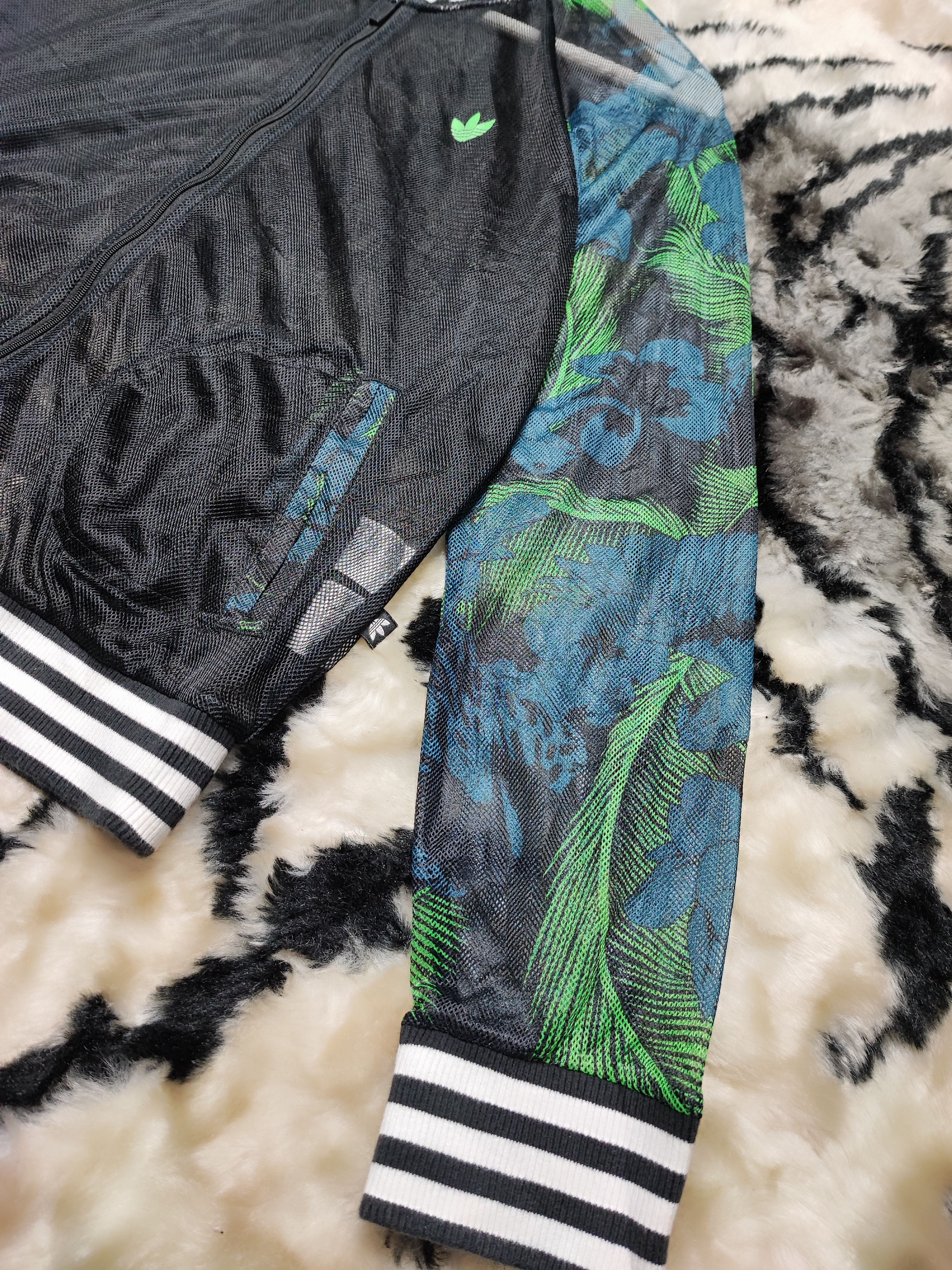 Adidas × Japanese Brand Adidas Floral Transparent Varsity Size US S / EU 44-46 / 1 - 4 Thumbnail