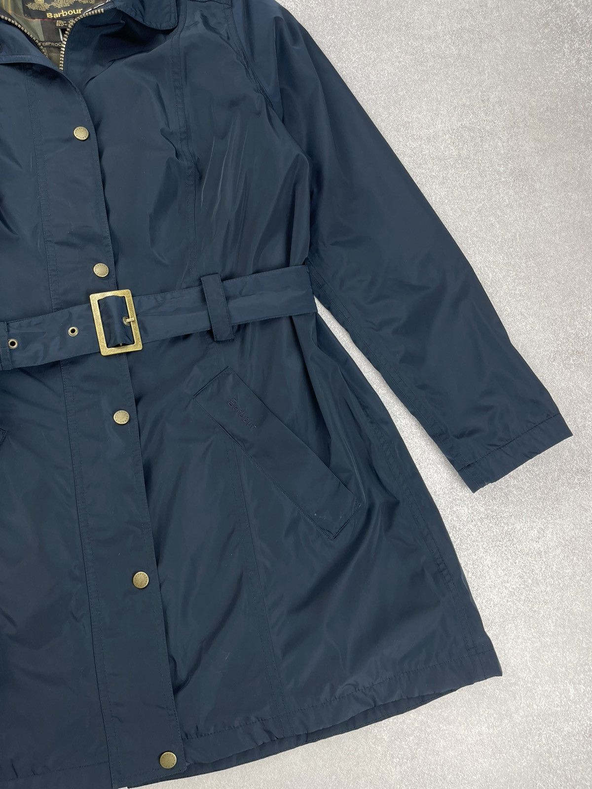 Barbour Barbour Levcadenron Trench Coat Jacket Women’s Size Uk 18 Size XL / US 12-14 / IT 48-50 - 3 Thumbnail