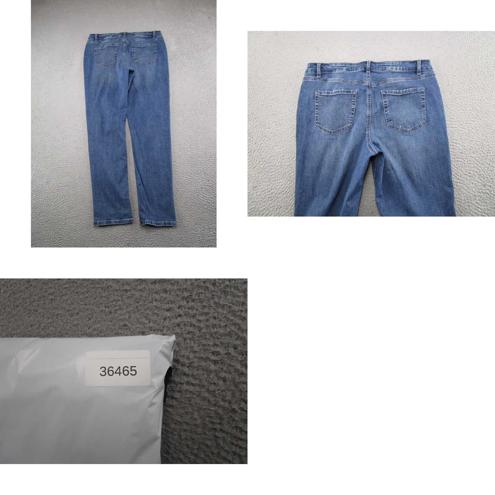 Vintage Maurices M Jeans Regular Fit 90s Tapered Size 16 Stretch Denim Blue Jeans Women Size 38" / US 16 / IT 52 - 9 Thumbnail
