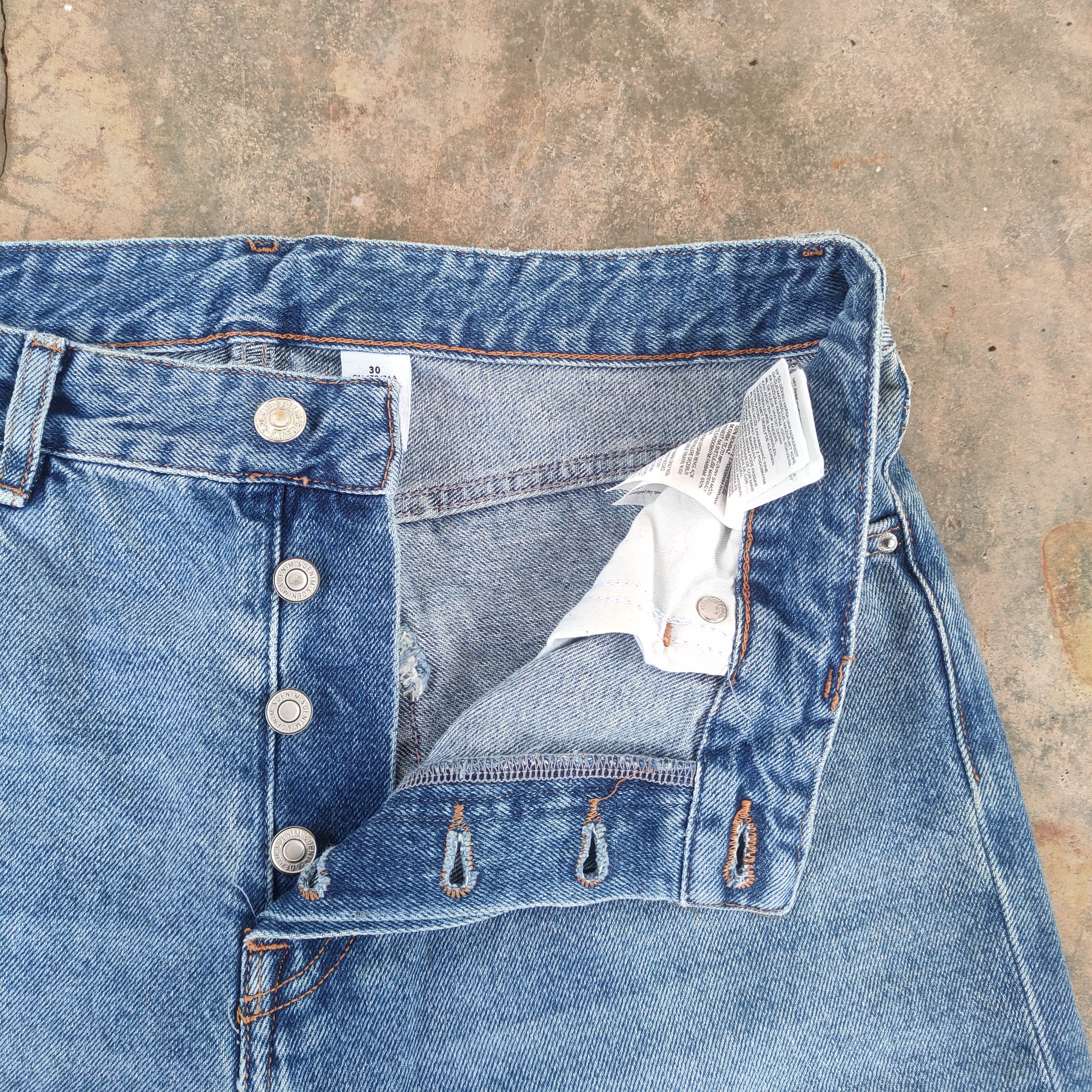 Japanese Brand W32 VINTAGE DENIM DISTRESSED FADED JEANS PANTS Size US 32 / EU 48 - 9 Thumbnail