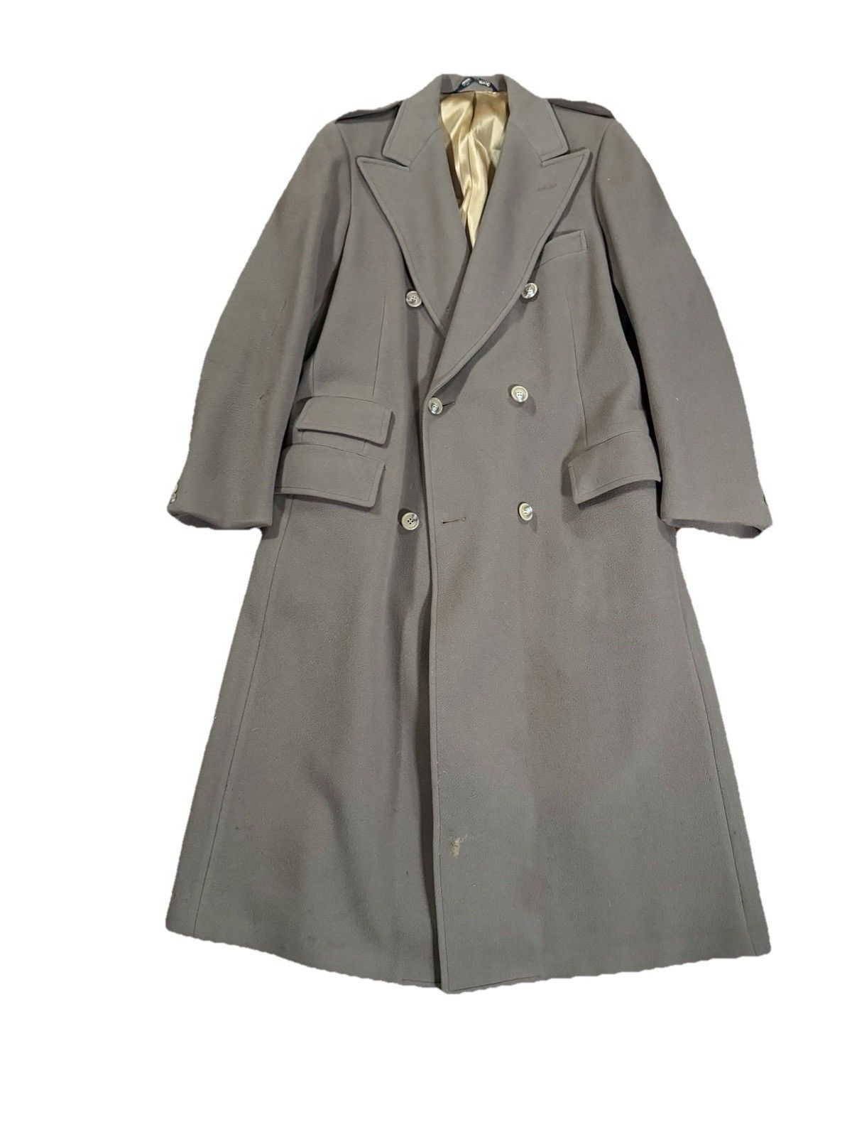 Polo Ralph Lauren Mens Vintage Polo Ralph Lauren Gray Wool Peacoat Jacket 42 Size US L / EU 52-54 / 3 - 1 Thumbnail