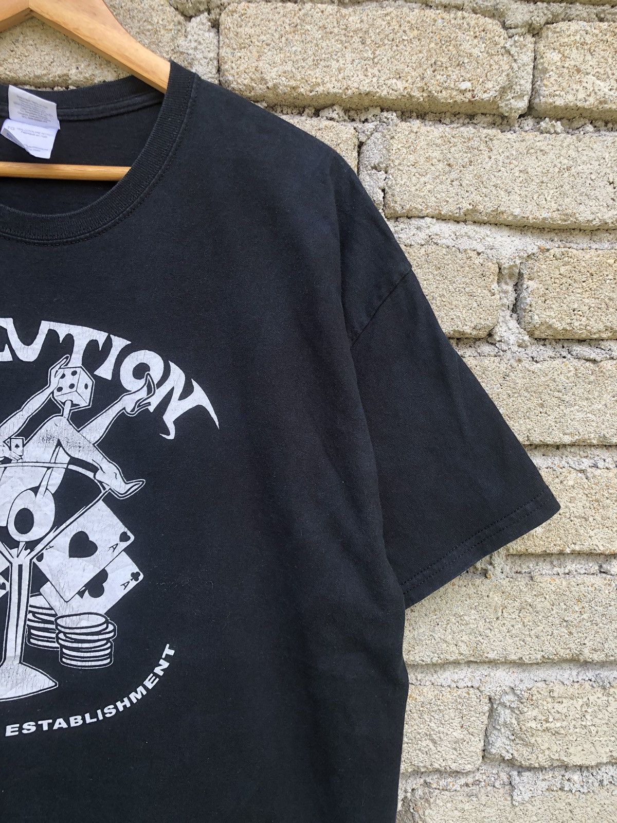Vintage Vintage Y2K WWE Evolution Gentlemen Club Pay To Play Tshirt Size US XL / EU 56 / 4 - 6 Thumbnail