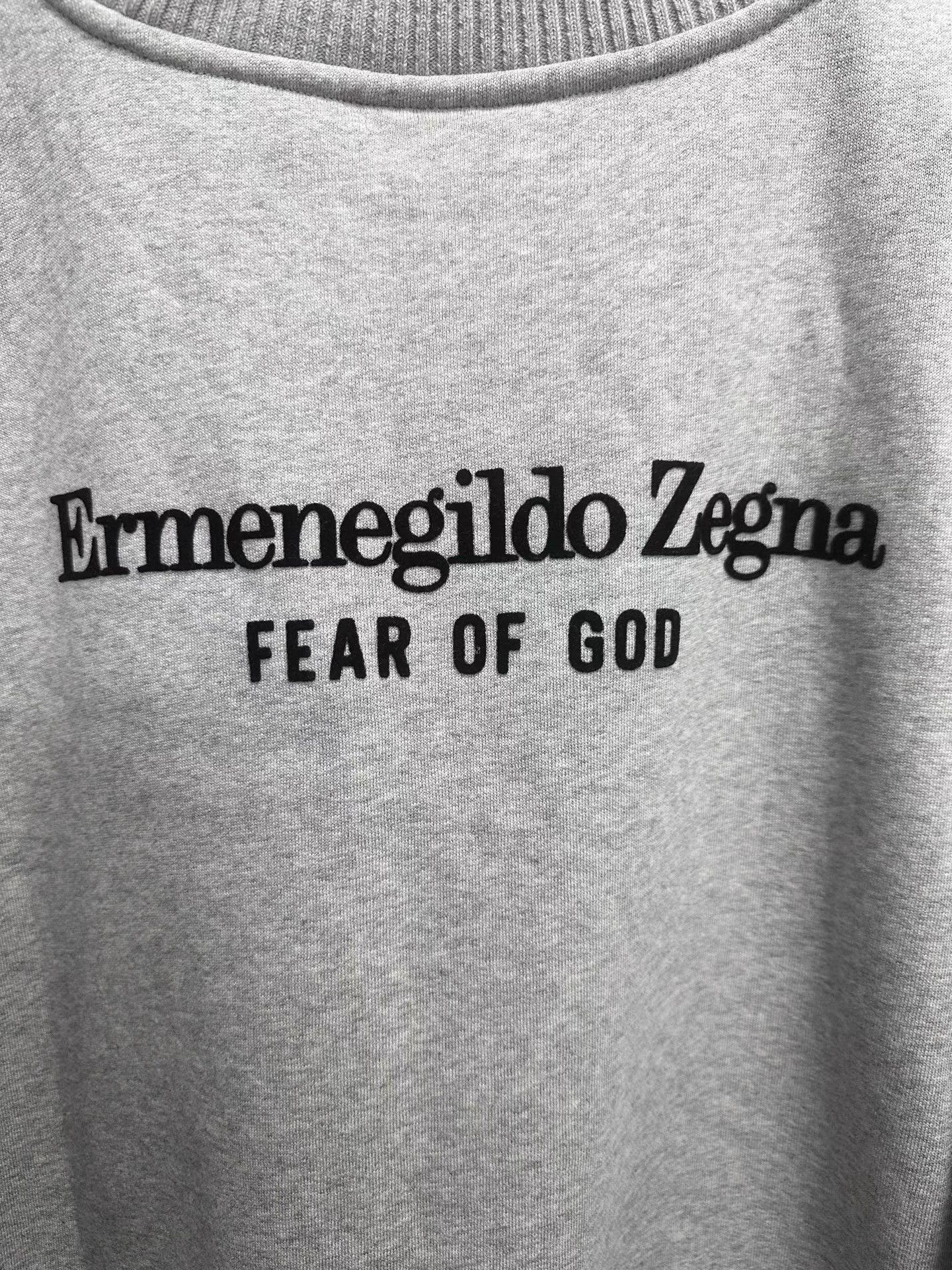 Ermenegildo Zegna Zegna × Fear Of God Collab Crewneck Sweatshirt K34 Size US XL / EU 56 / 4 - 4 Thumbnail