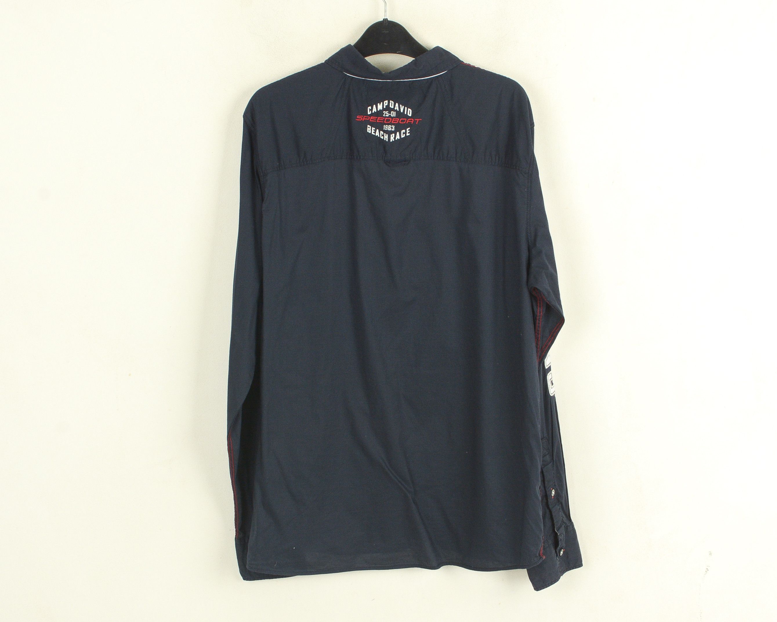 Camp David M Shirt Regula Fit Casual Button Up Long Sleeve Cotton Top Size US M / EU 48-50 / 2 - 5 Thumbnail