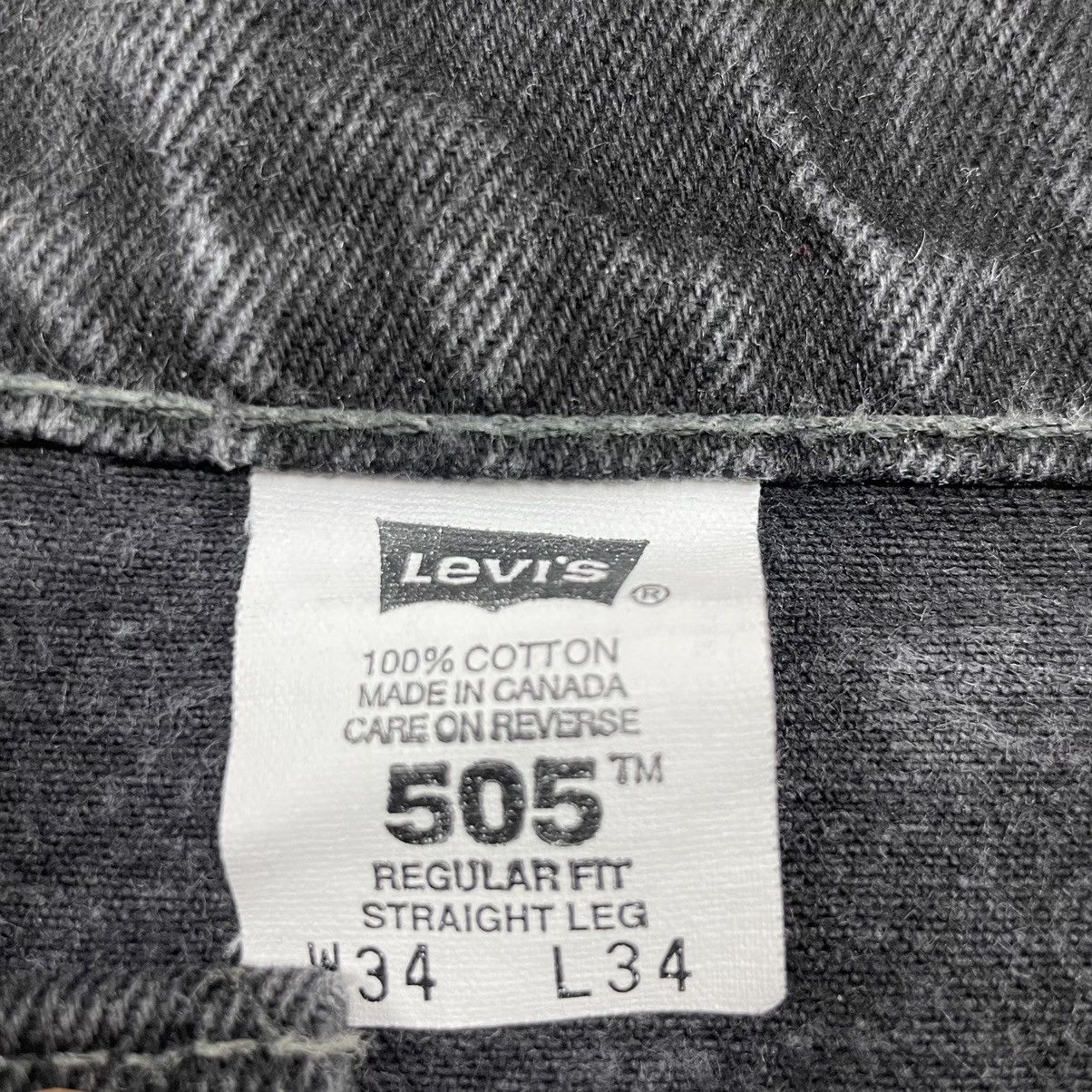Levi's × Levi's Vintage Clothing Vintage 90’s Levi’s 505 Made in Canada Jeans Size US 34 / EU 50 - 15 Thumbnail