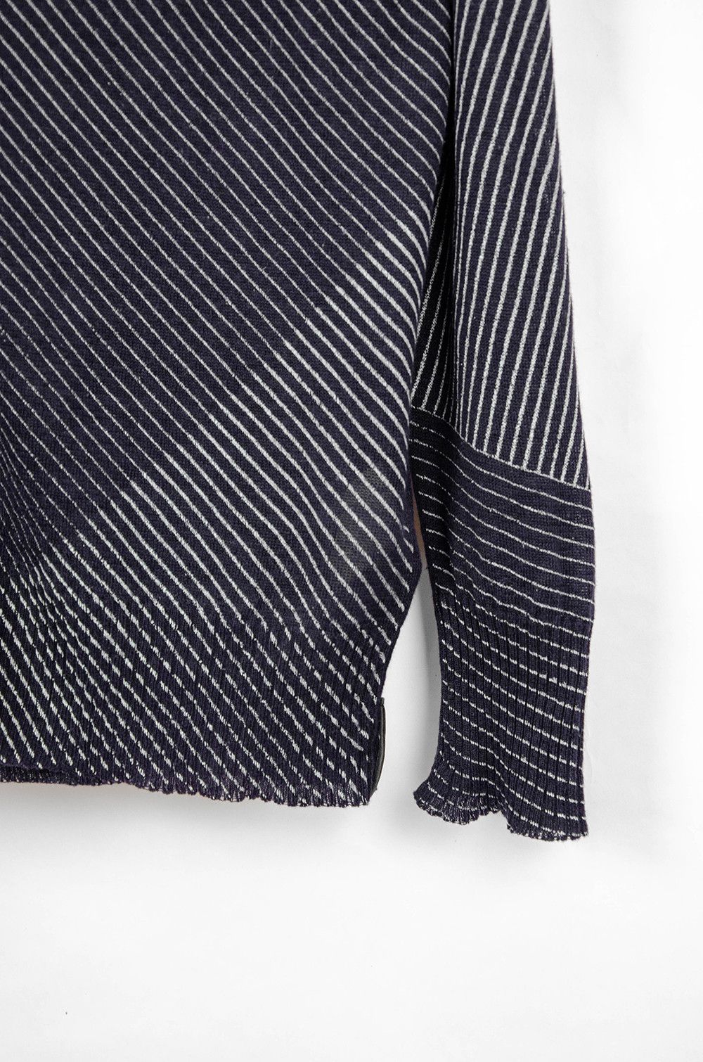 Diesel Black Gold Diesel Black Gold Stripe Linen Cardigan – L Size US L / EU 52-54 / 3 - 3 Thumbnail