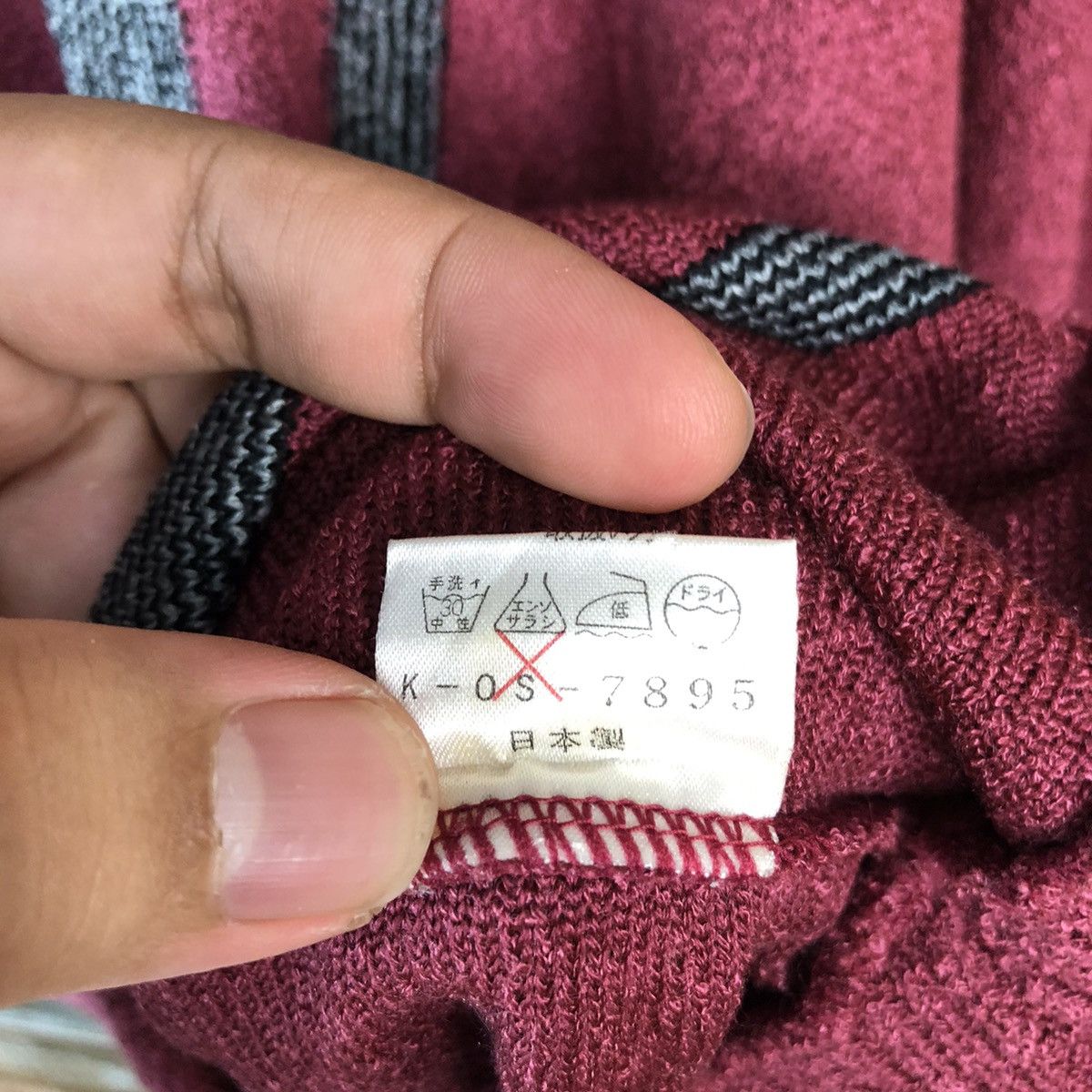 Homespun Knitwear × Japanese Brand Patria Soeur vintage Red Knitwear #A1358 Size S / US 4 / IT 40 - 11 Thumbnail