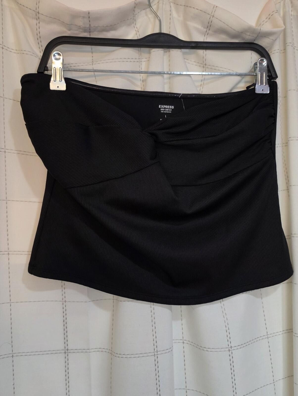 Express Express Body Contour Seamless Ribbed Twist Top-L Size L / US 10 / IT 46 - 4 Thumbnail
