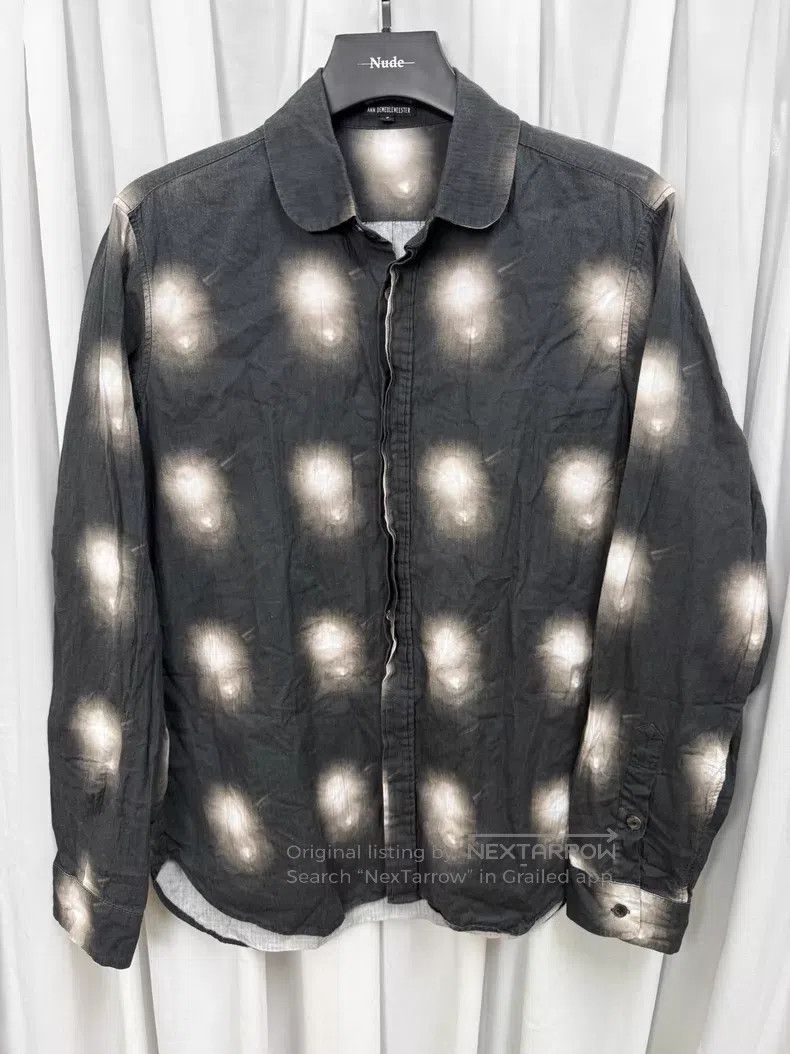 Ann Demeulemeester Ann Demeulemeester Bulb print long sleeve blouse| Size S / US 4 / IT 40 - 1 Thumbnail