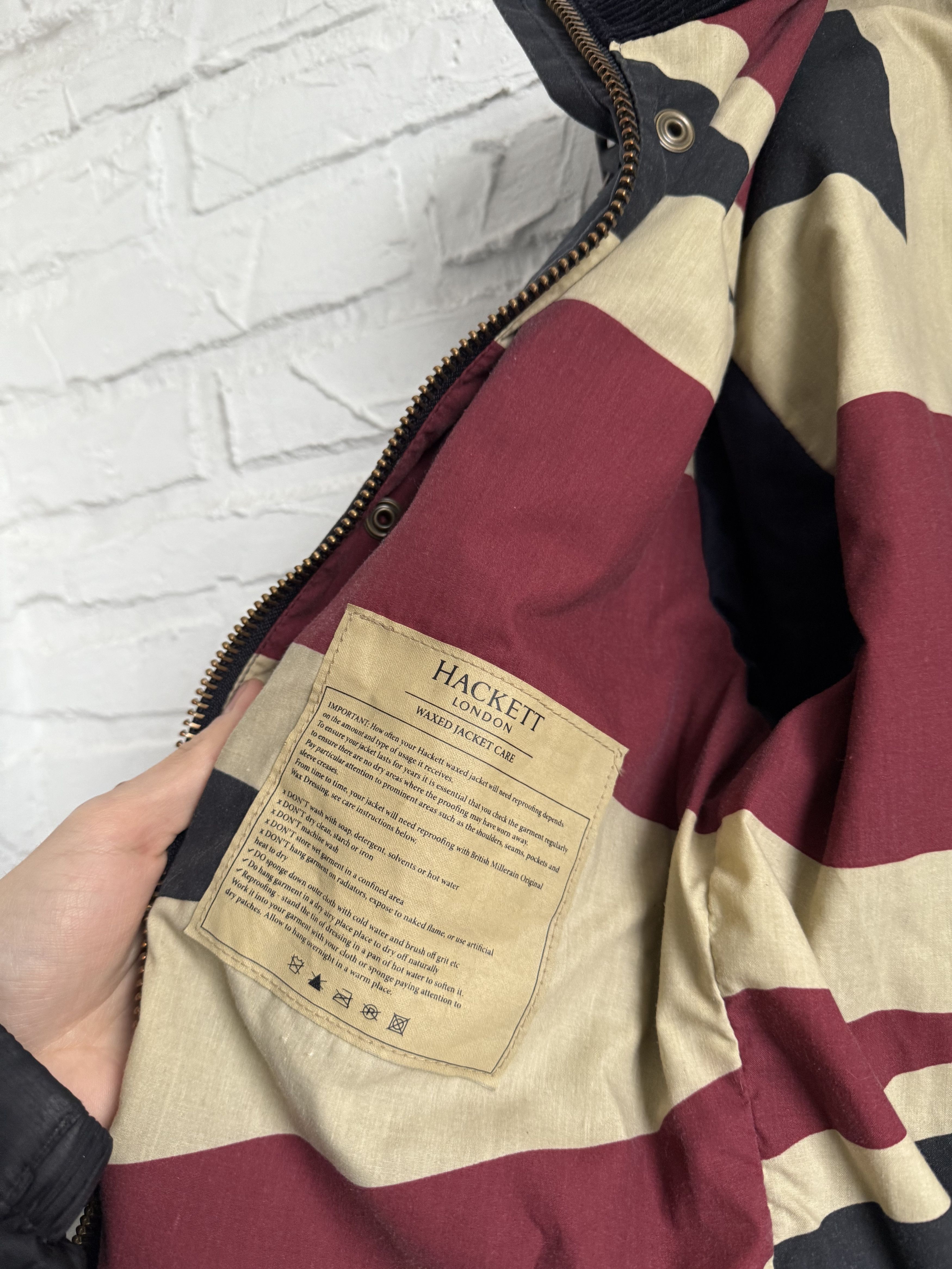 Hackett Hackett wax rally jacket millerain Size US S / EU 44-46 / 1 - 6 Thumbnail