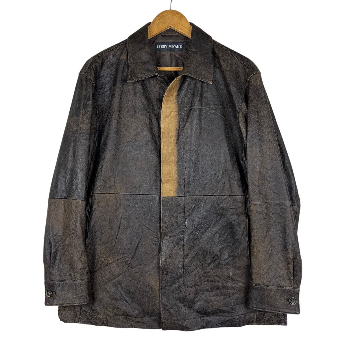 Issey Miyake 🔥 Issey Miyake Men SheepSkin Jacket Made In Japan - Size M Size US M / EU 48-50 / 2 - 1 Thumbnail