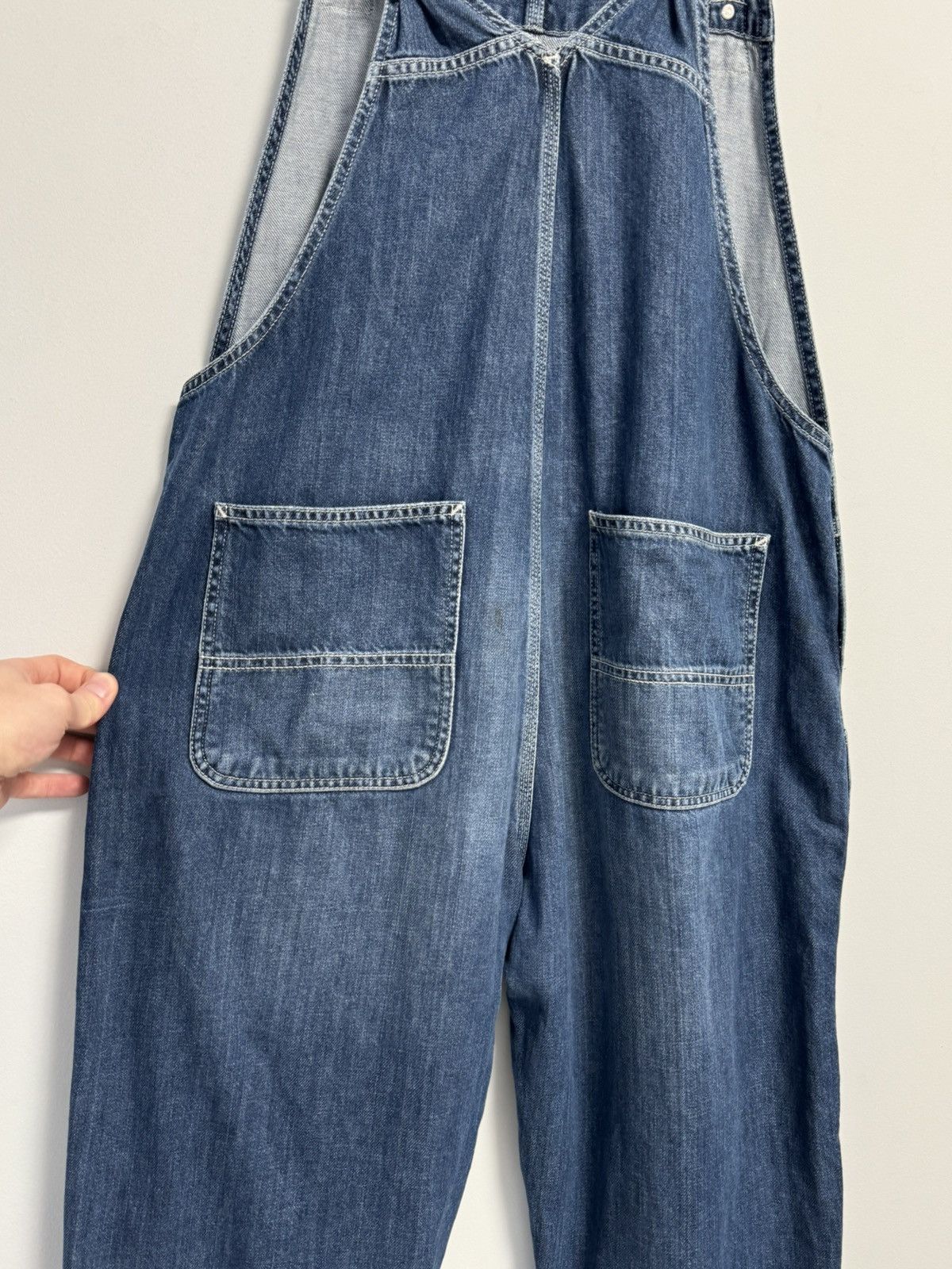 Carhartt Wip CARHARTT WIP W BIB OVERALL GALENA BLUE DARK STONE WASHED SZL Size 32" / US 10 / IT 46 - 16 Thumbnail
