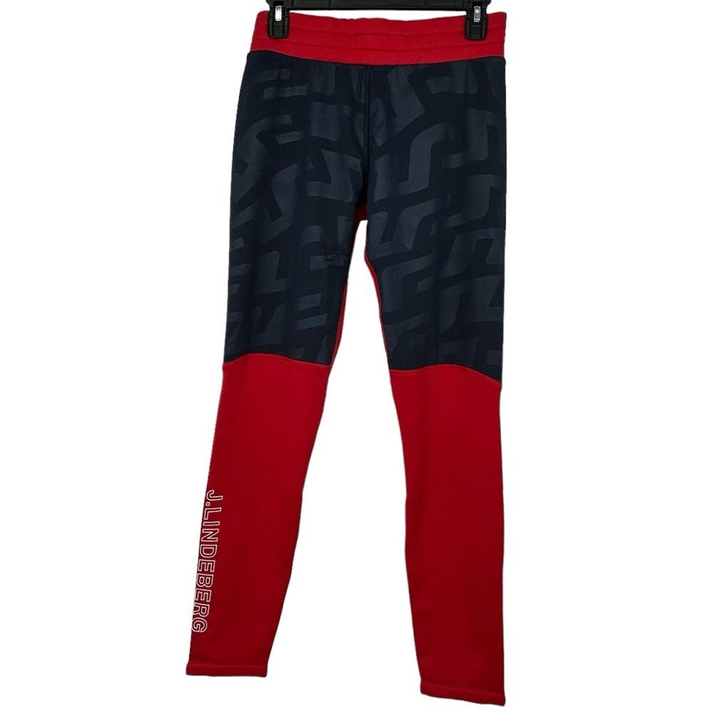 J.Lindeberg J. LINDEBERG ODYSSEY TIGHTS BARBADOS CHERRY LEGGINGS WOMENS Size 26" / US 2 / IT 38 - 1 Thumbnail