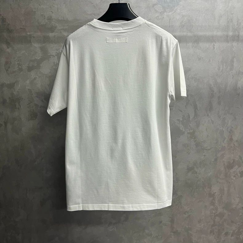 Dior DIOR White Graphic Print Short Sleeve T-2505 Size US M / EU 48-50 / 2 - 5 Thumbnail