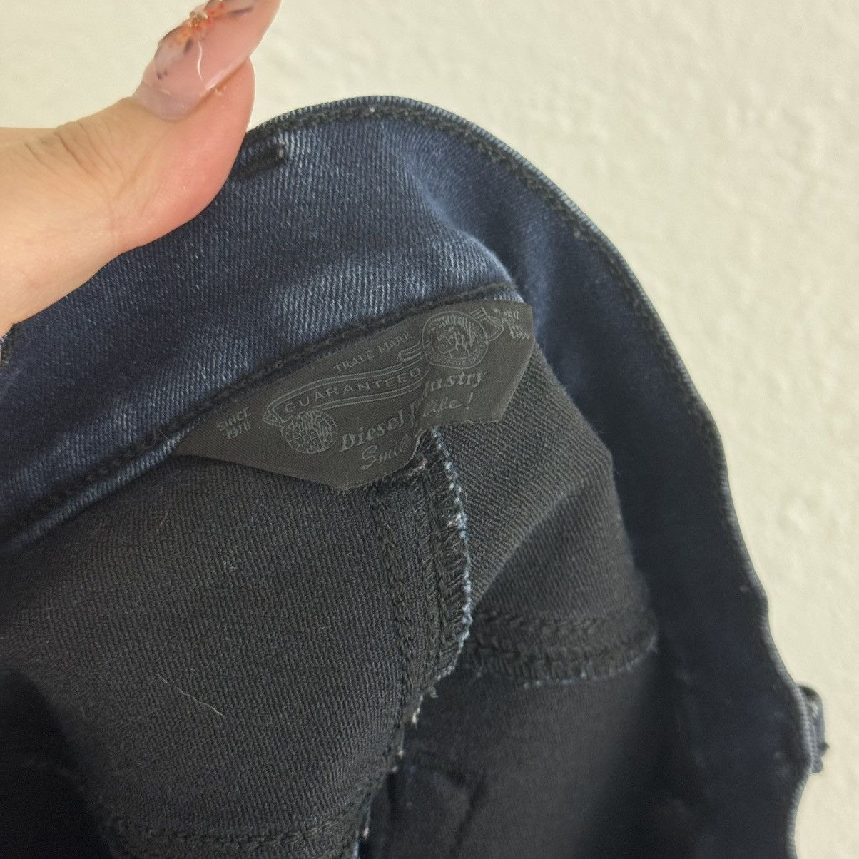 Diesel DIESEL Womens Black High Waisted Raw Hem Zipper Moto Shorts Size 26" / US 2 / IT 38 - 11 Thumbnail