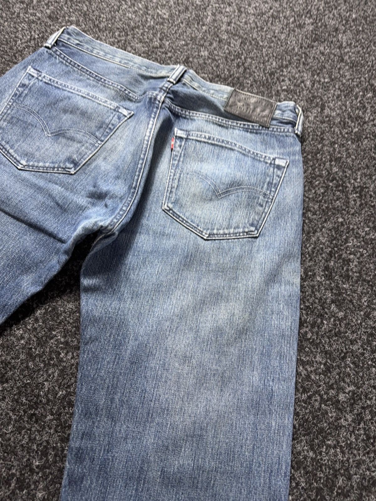 Levi's Levi’s 501 Straight Fit Western USA Cowboy Vibe Denim Jeans Size US 30 / EU 46 - 18 Thumbnail