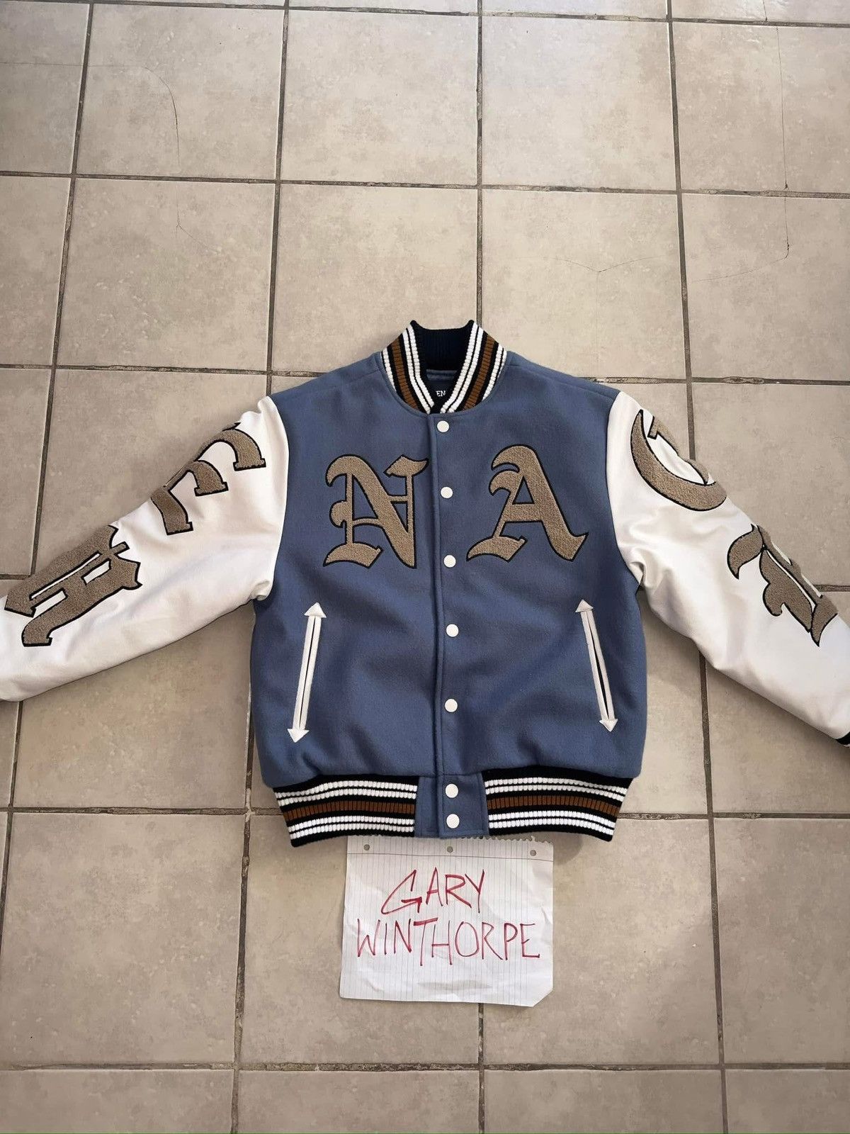 Other God Willing Varsity Jacket Sz S Worn 1x Size US S / EU 44-46 / 1 - 3 Thumbnail