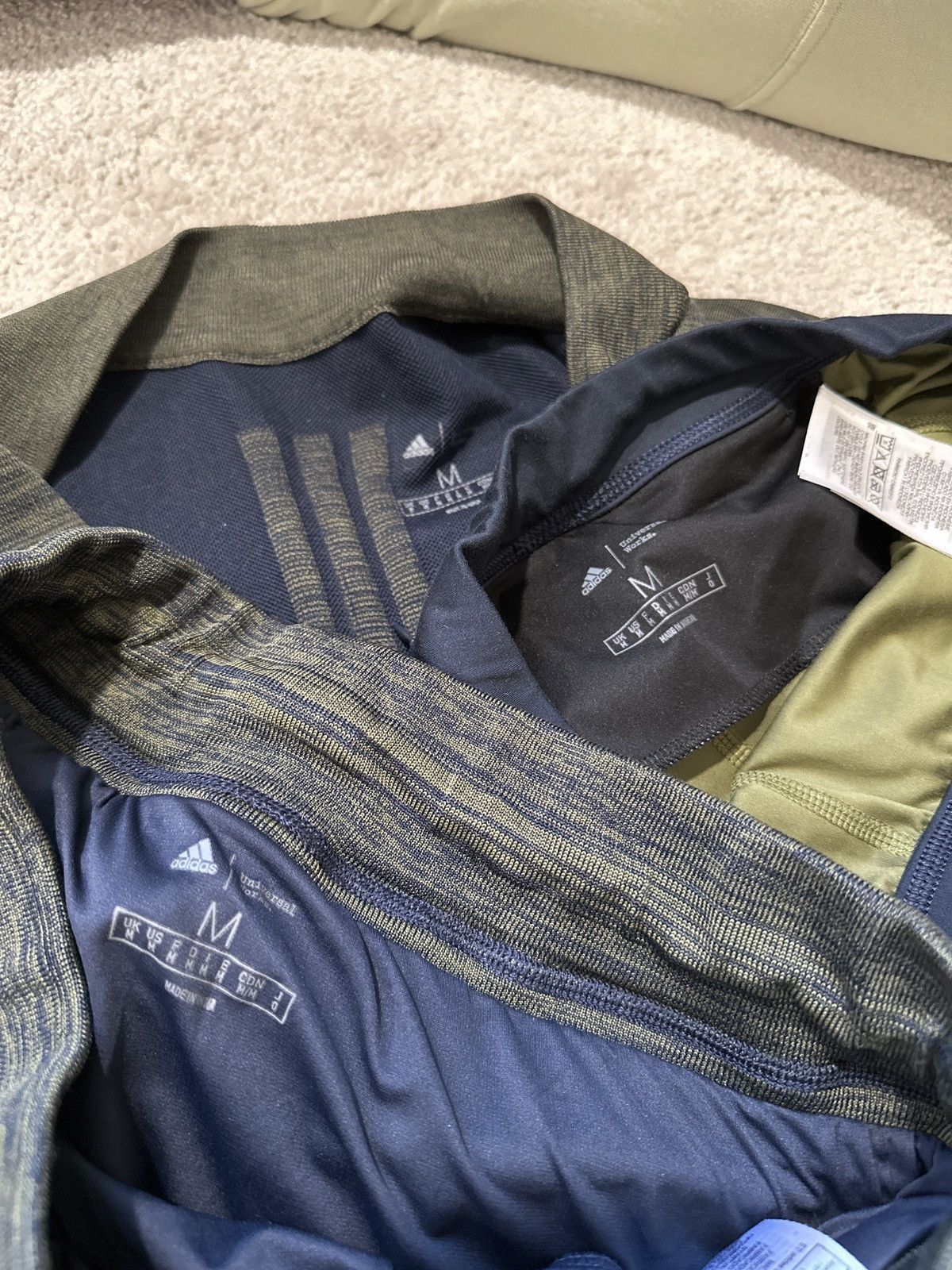 Universal Works Running outfit medium Olive navy vest shorts underlayer Size US 32 / EU 48 - 6 Thumbnail