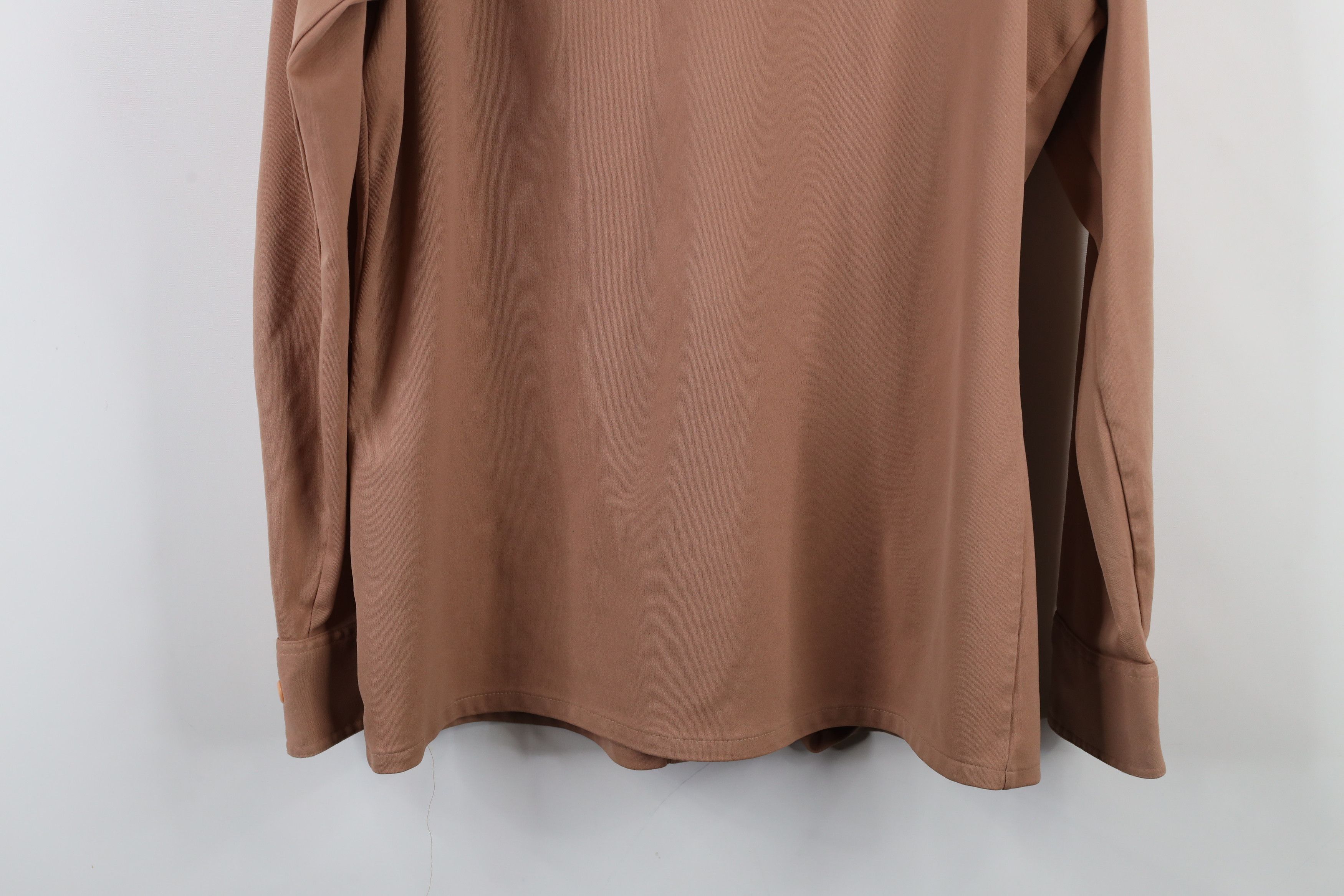 Vintage Vintage 70s Streetwear Long Sleeve Button Shirt Beige Size US M / EU 48-50 / 2 - 14 Thumbnail