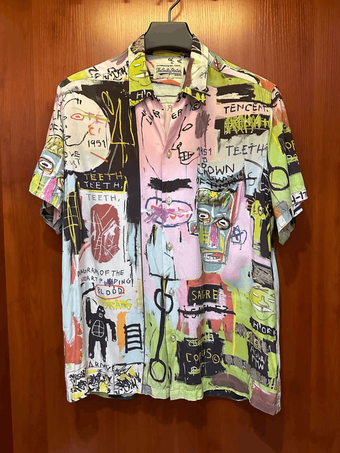 Wacko Maria Wacko Maria Wacko Maria Basquiat Hawaii Shirt-2506 Size US L / EU 52-54 / 3 - 1 Thumbnail