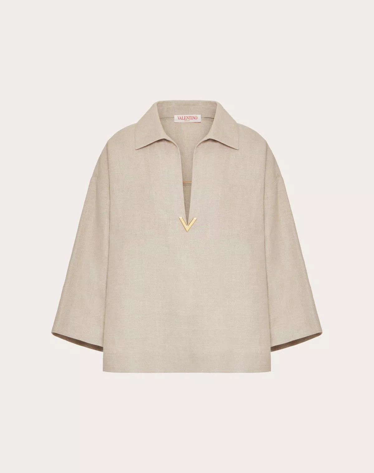 o1s1wg110625 Linen Canvas Top in Beige